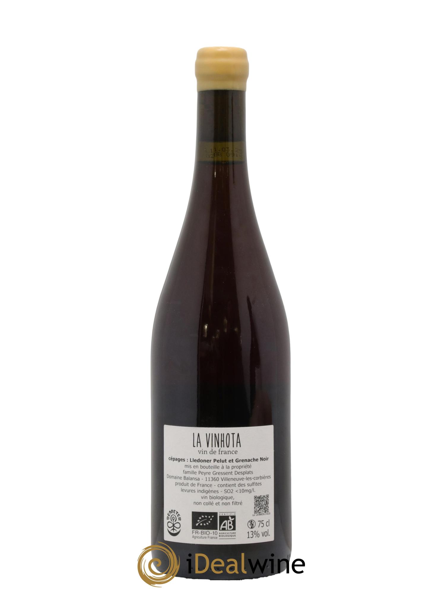 Vin de France La Vinhota Balansa (Domaine) 2024 - Lot de 1 bouteille - 1