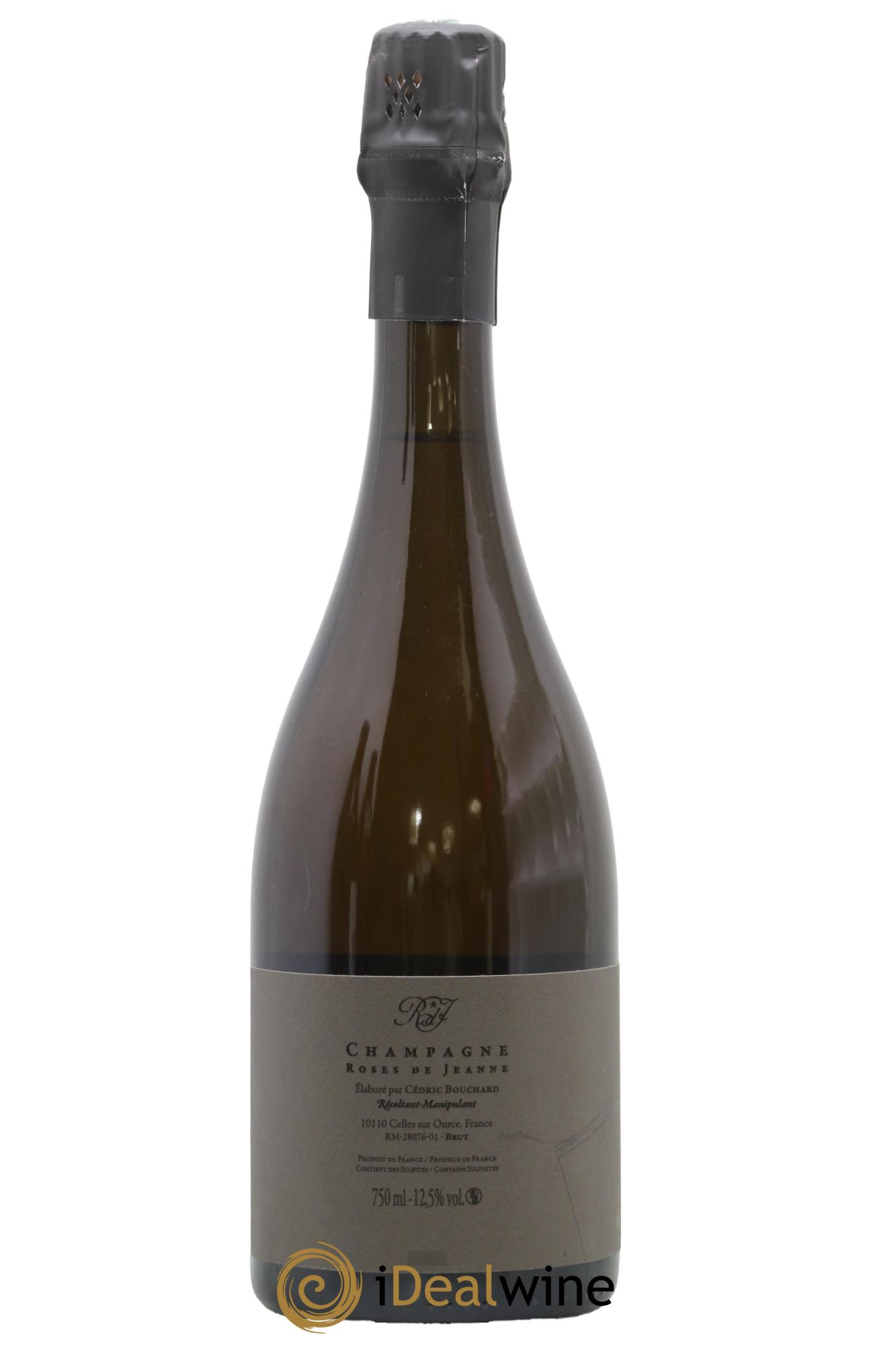 Roses de Jeanne Côte de Val Vilaine Blanc de Noirs Cédric Bouchard 2022 - Lot of 1 bottle - 1