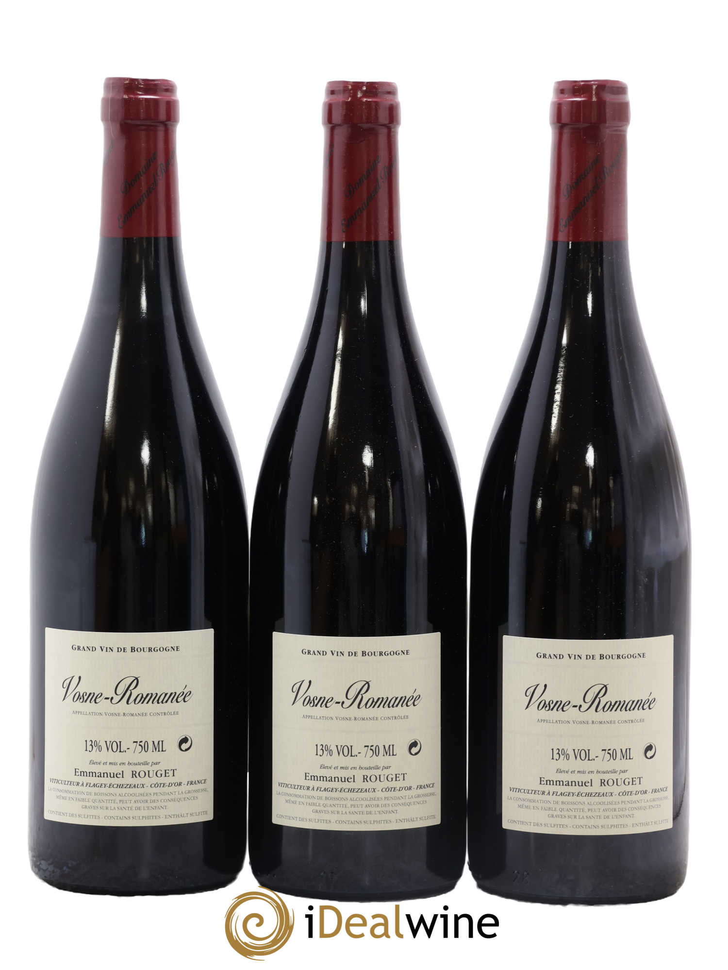 Vosne-Romanée Emmanuel Rouget 2017 - Lot de 3 bouteilles - 1