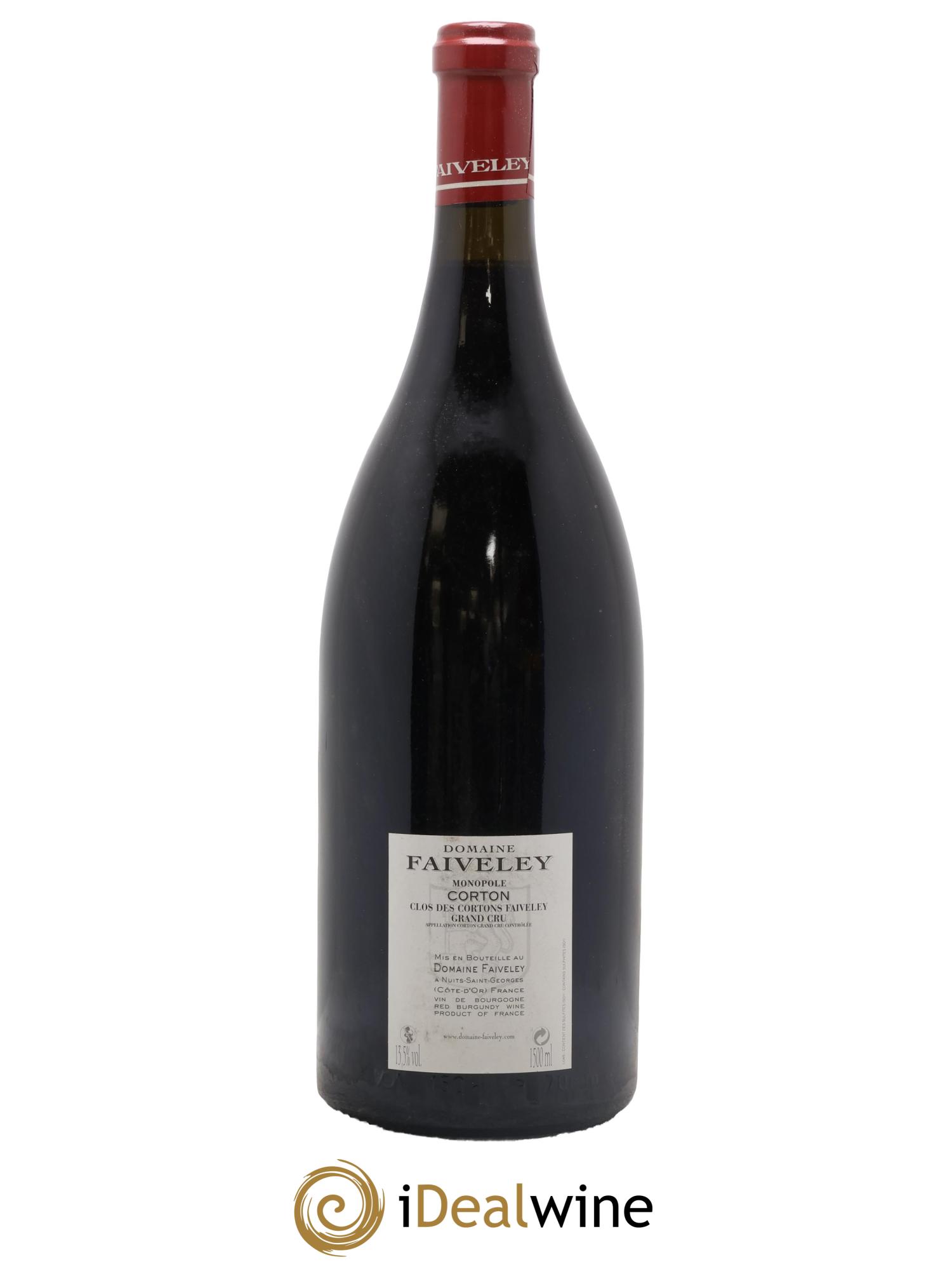 Corton Grand Cru Clos des Cortons Faiveley 2015 - Lot de 1 magnum - 1