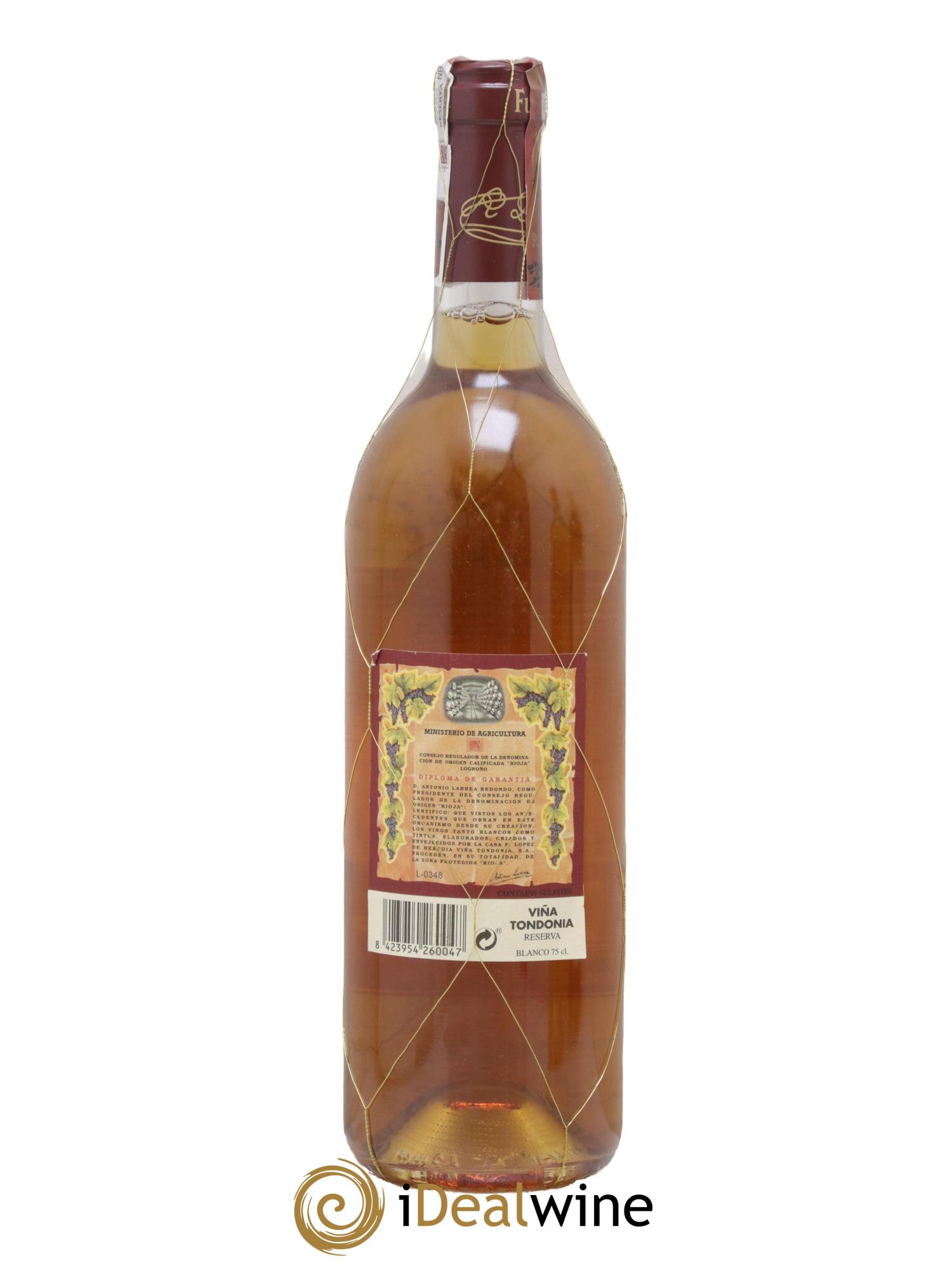 Rioja DOCA Reserva Vina Tondonia R. Lopez de Heredia 2004 - Lot of 1 bottle - 1