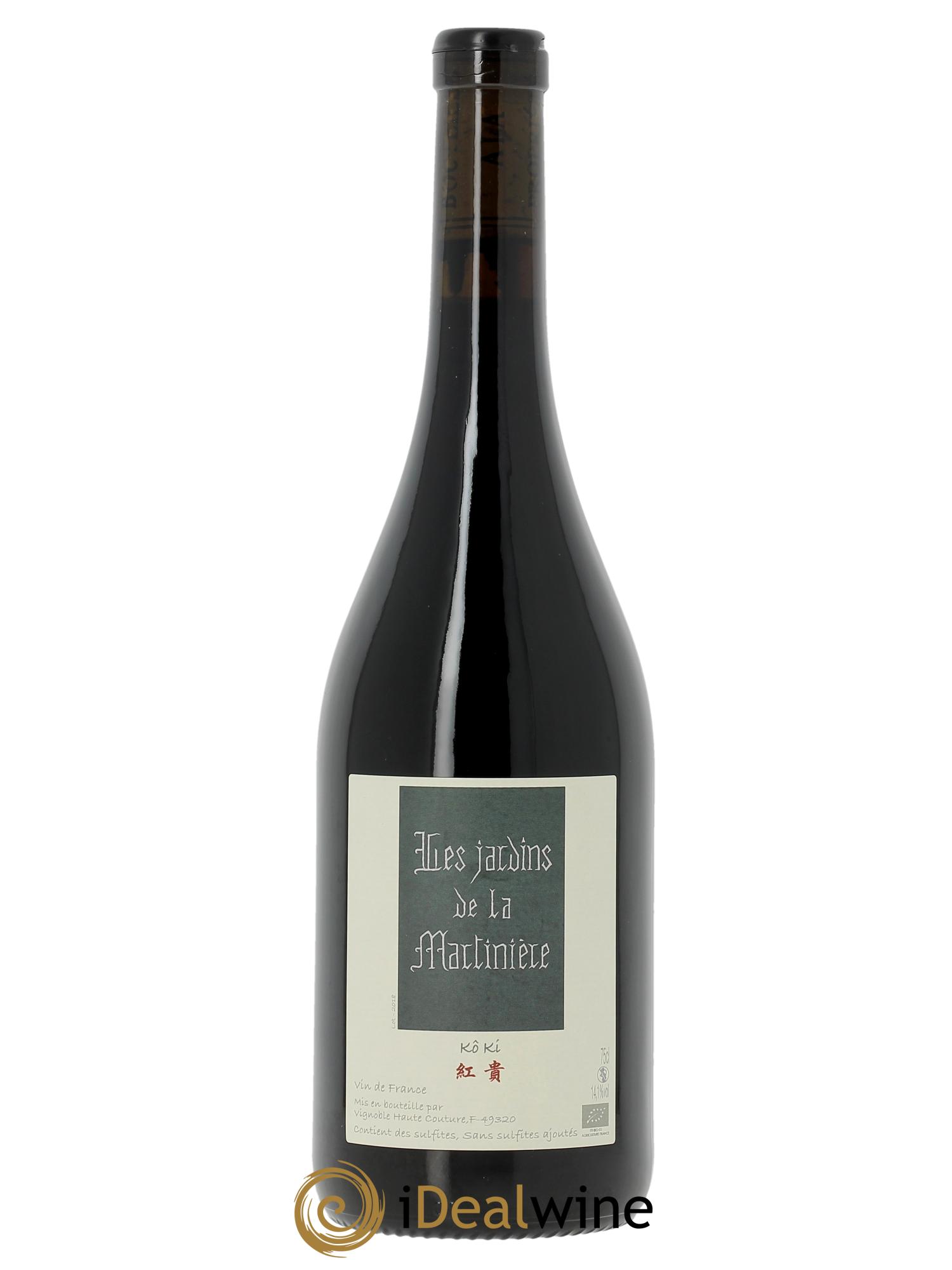 Vin de France Kô Ki Les Jardins de la Martinière  2018 - Posten von 1 Flasche - 0