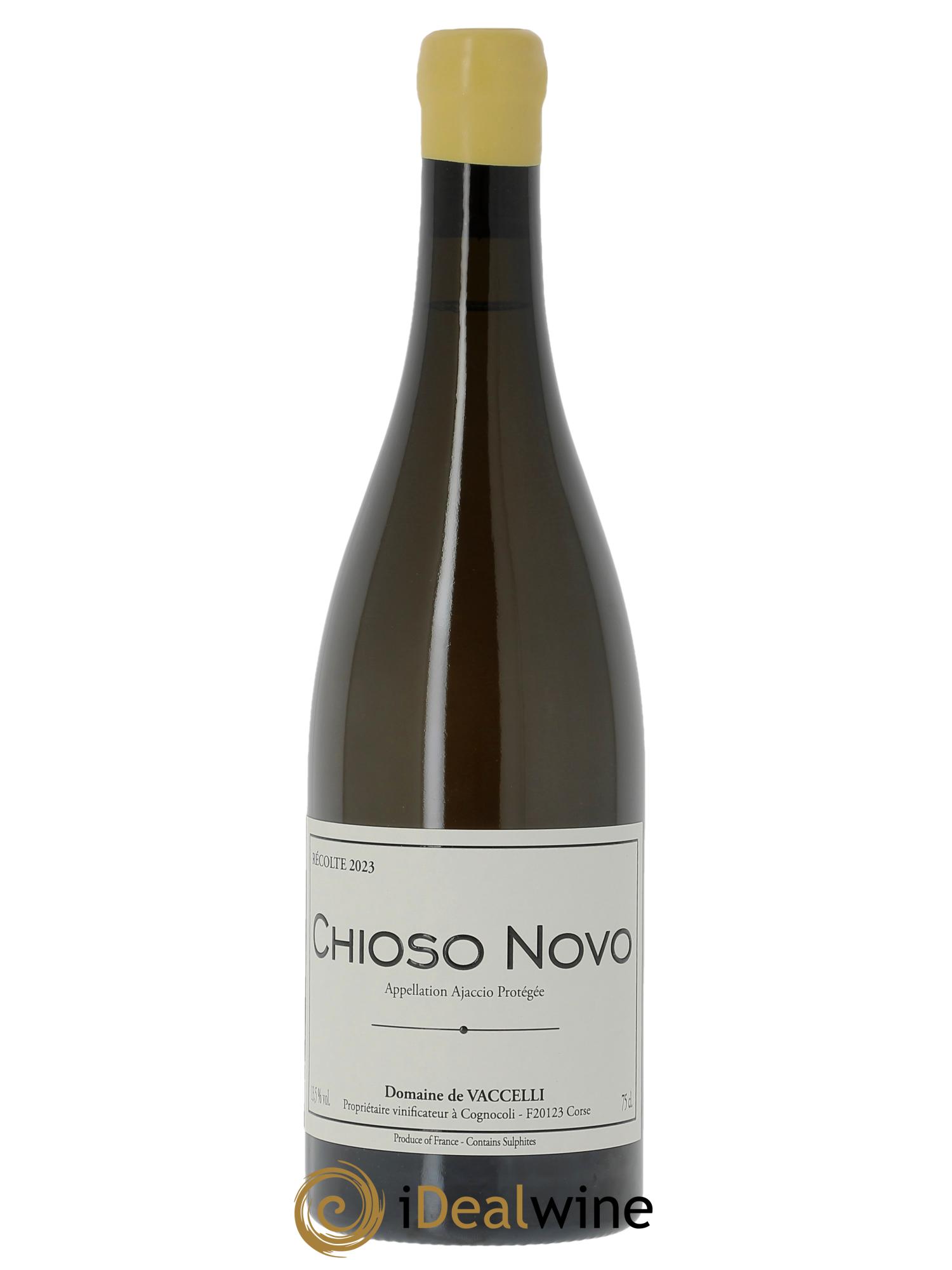 Ajaccio Chioso Novo Vaccelli 2023 - Lot de 1 bouteille - 0