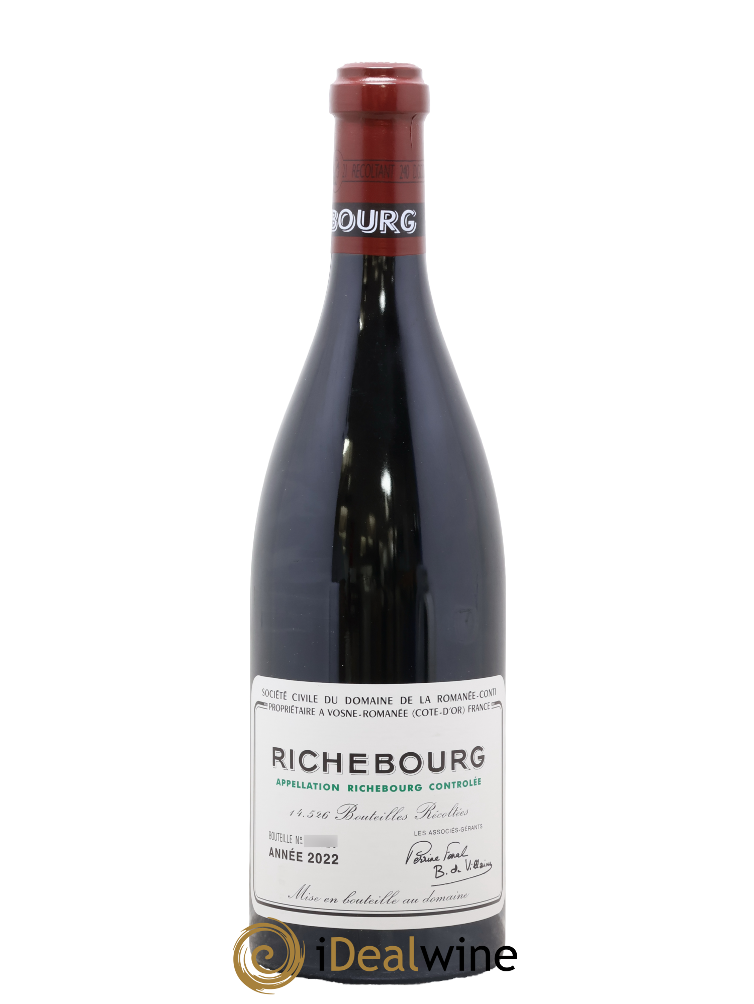 Richebourg Grand Cru Domaine de la Romanée-Conti 2022 - Lote de 1 botella - 0