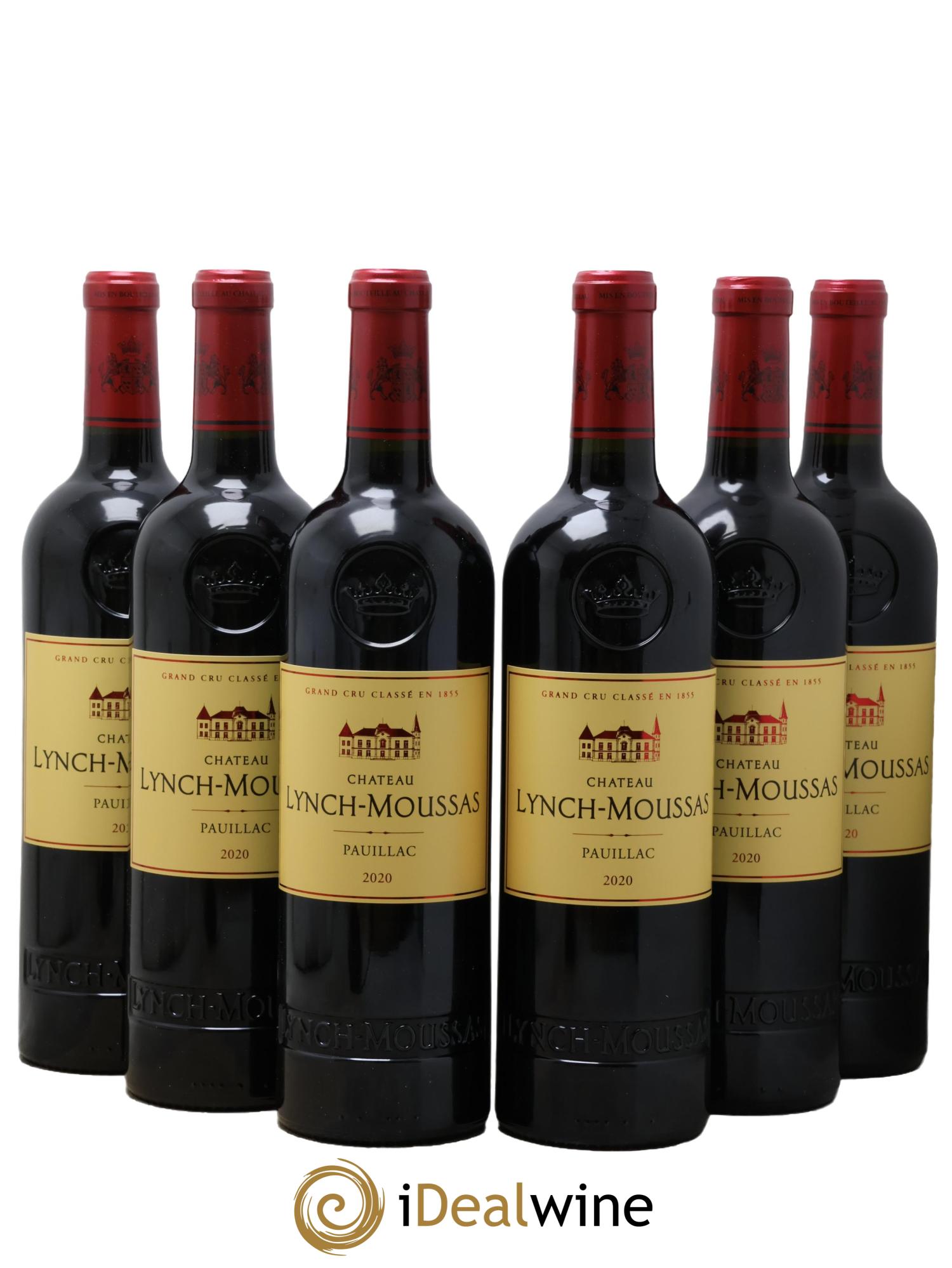 Château Lynch Moussas 5ème Grand Cru Classé 2020 - Lot de 6 bouteilles - 0