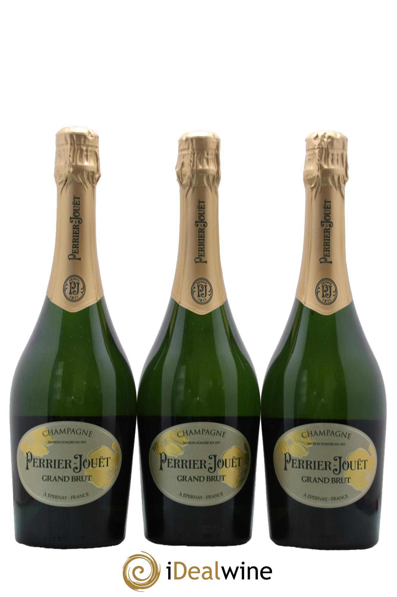 Grand Brut Perrier-Jouët - Lot de 3 bouteilles - 0