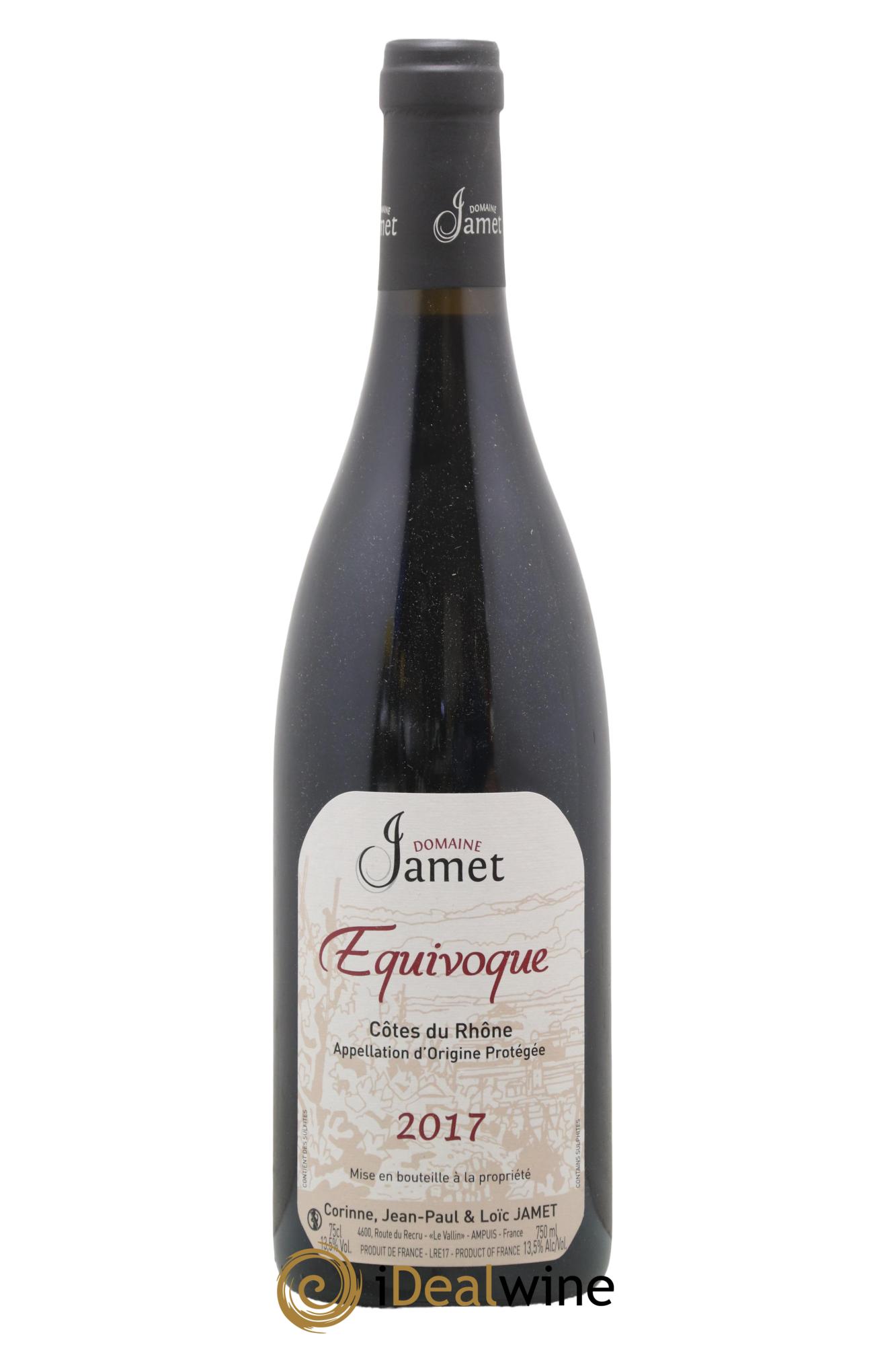 Côtes-du-Rhône Equivoque Jamet (Domaine) 2017 - Lotto di 1 bottiglia - 0