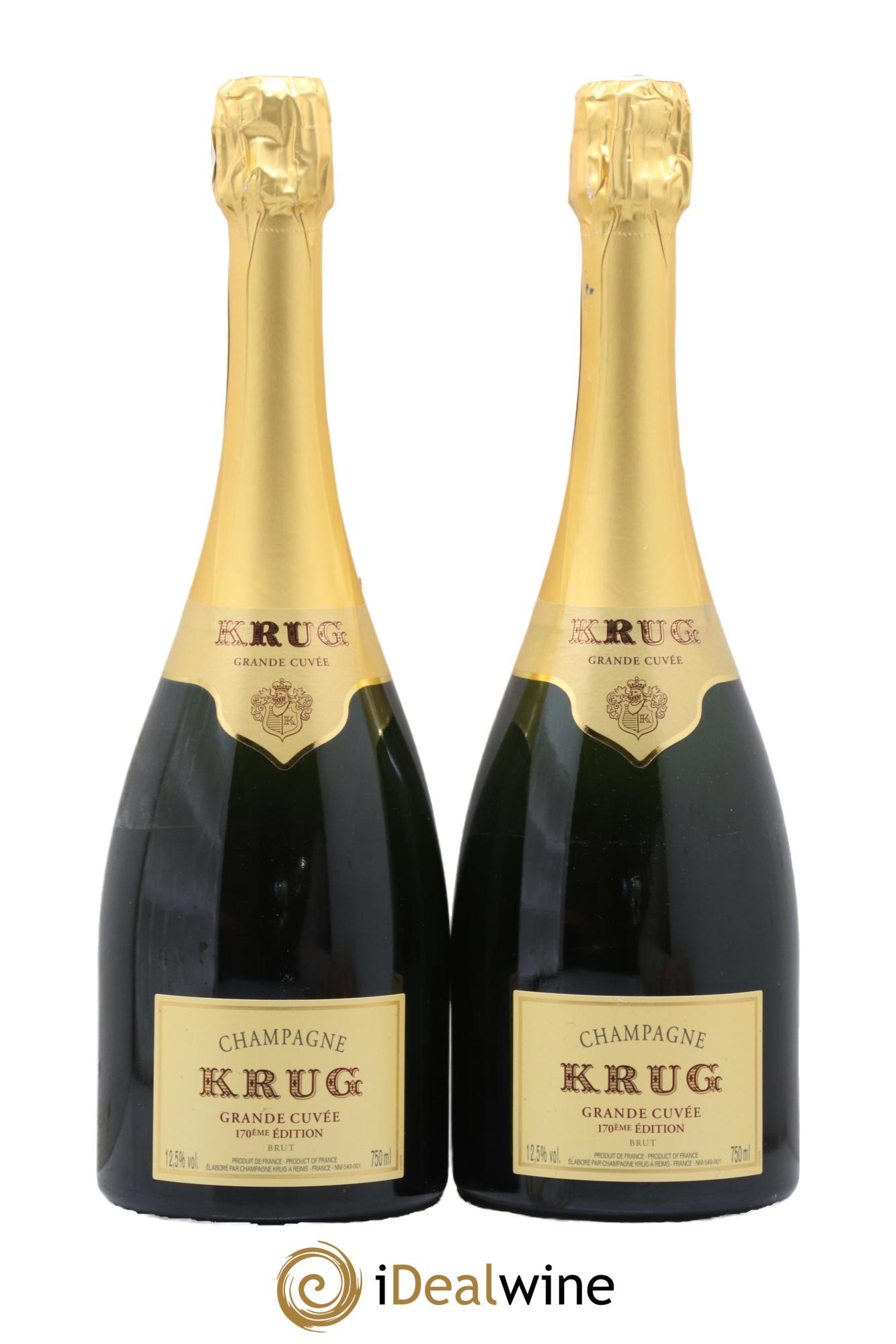 Grande Cuvée - 170ème édition Krug - Lot de 2 bouteilles - 0