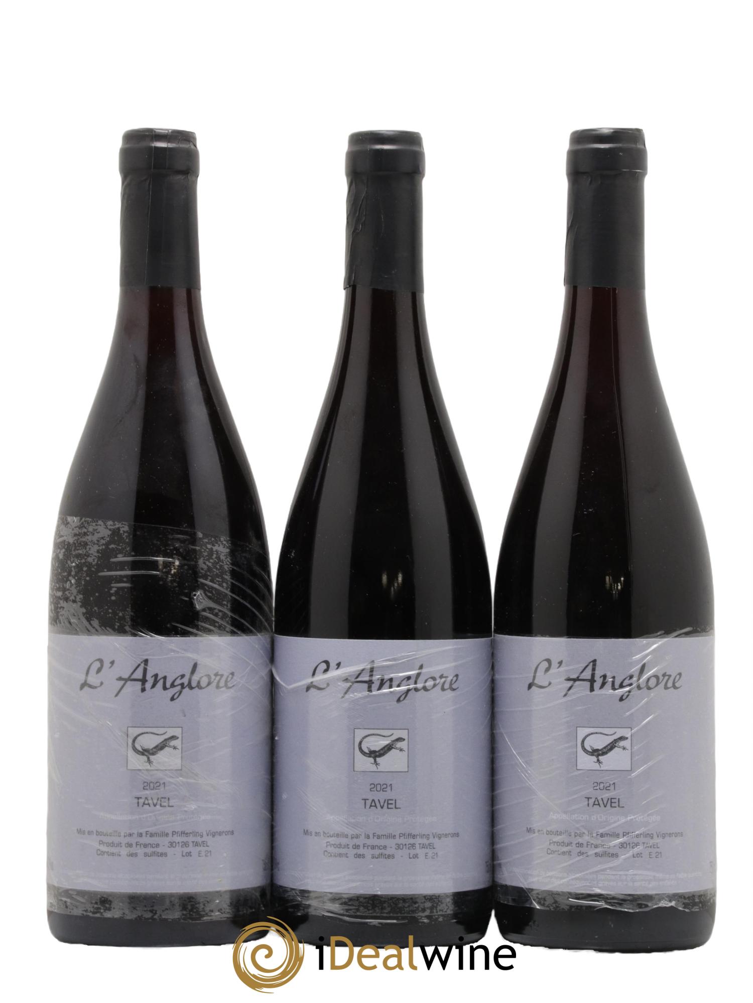 Tavel L'Anglore 2021 - Posten von 3 Flaschen - 0