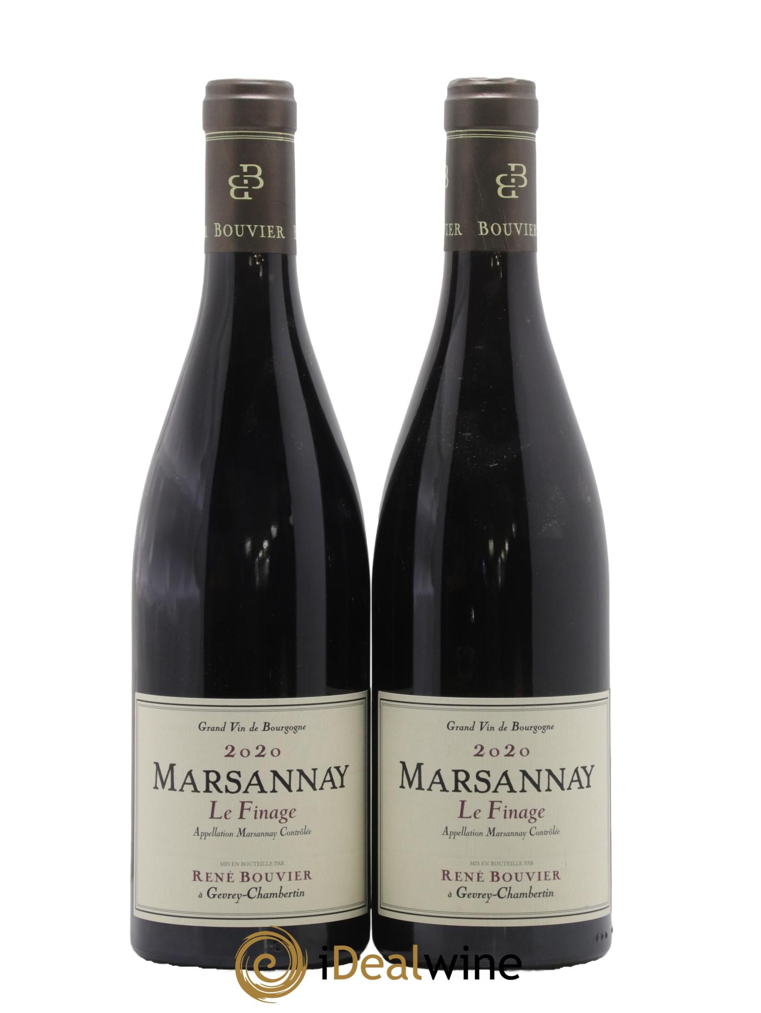 Marsannay Le Finage René Bouvier (Domaine) 2020 - Lotto di 2 bottiglie - 0