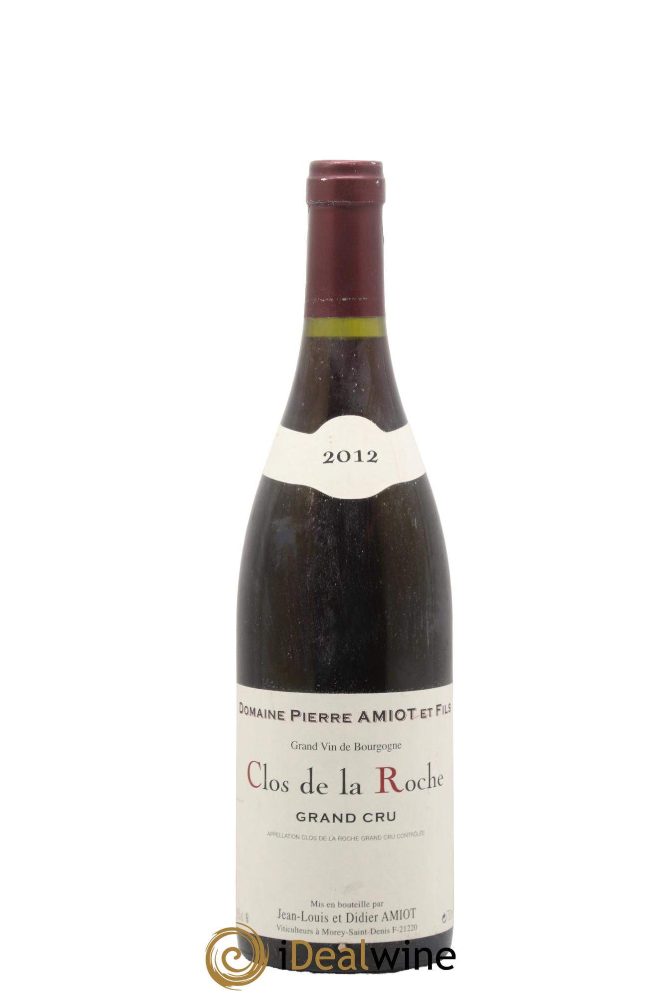 Clos de la Roche Grand Cru Pierre Amiot et Fils (Domaine) 2012 - Posten von 1 Flasche - 0
