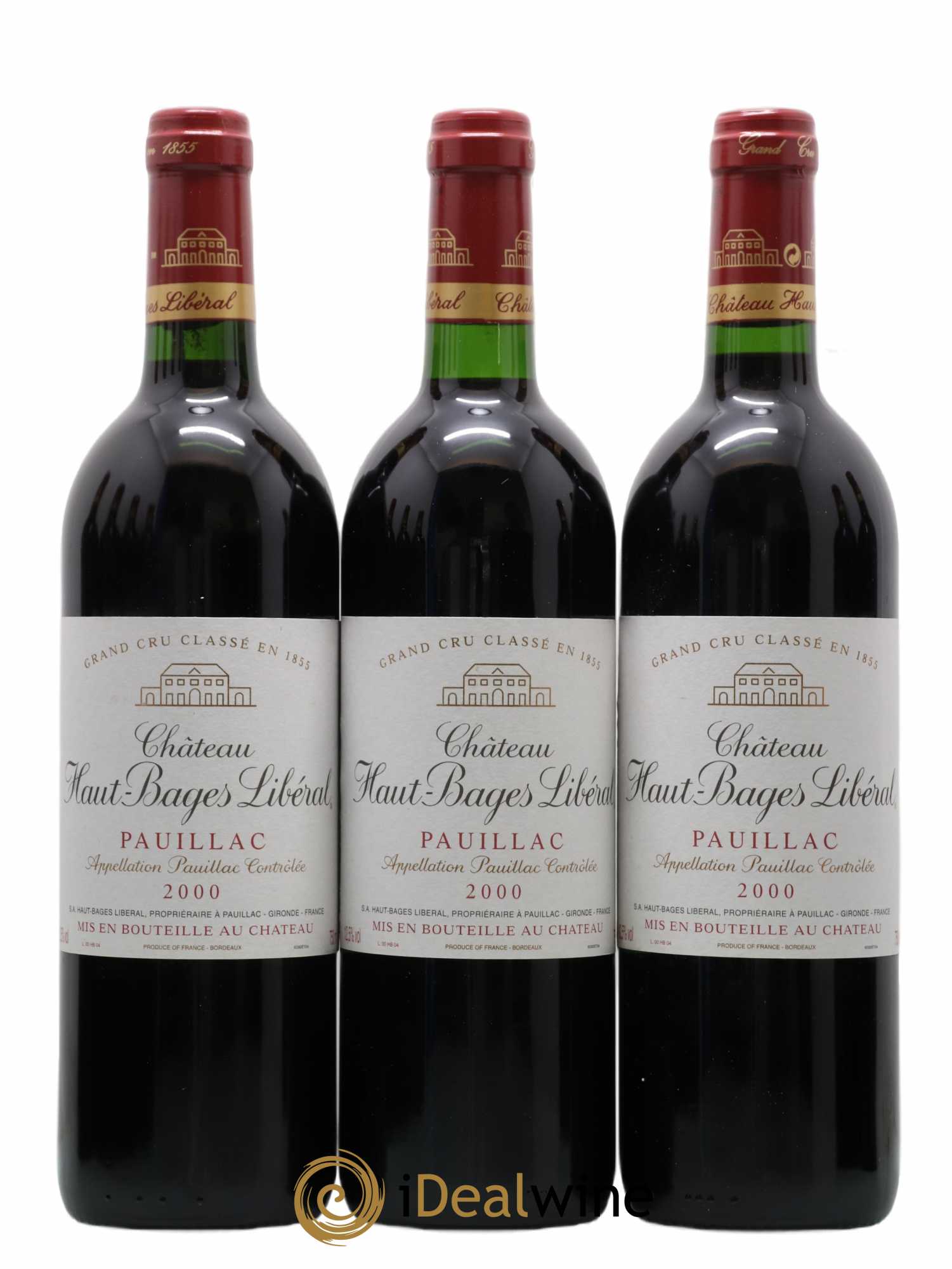 Château Haut Bages Libéral 5ème Grand Cru Classé 2000 - Lot de 12 bouteilles - 2
