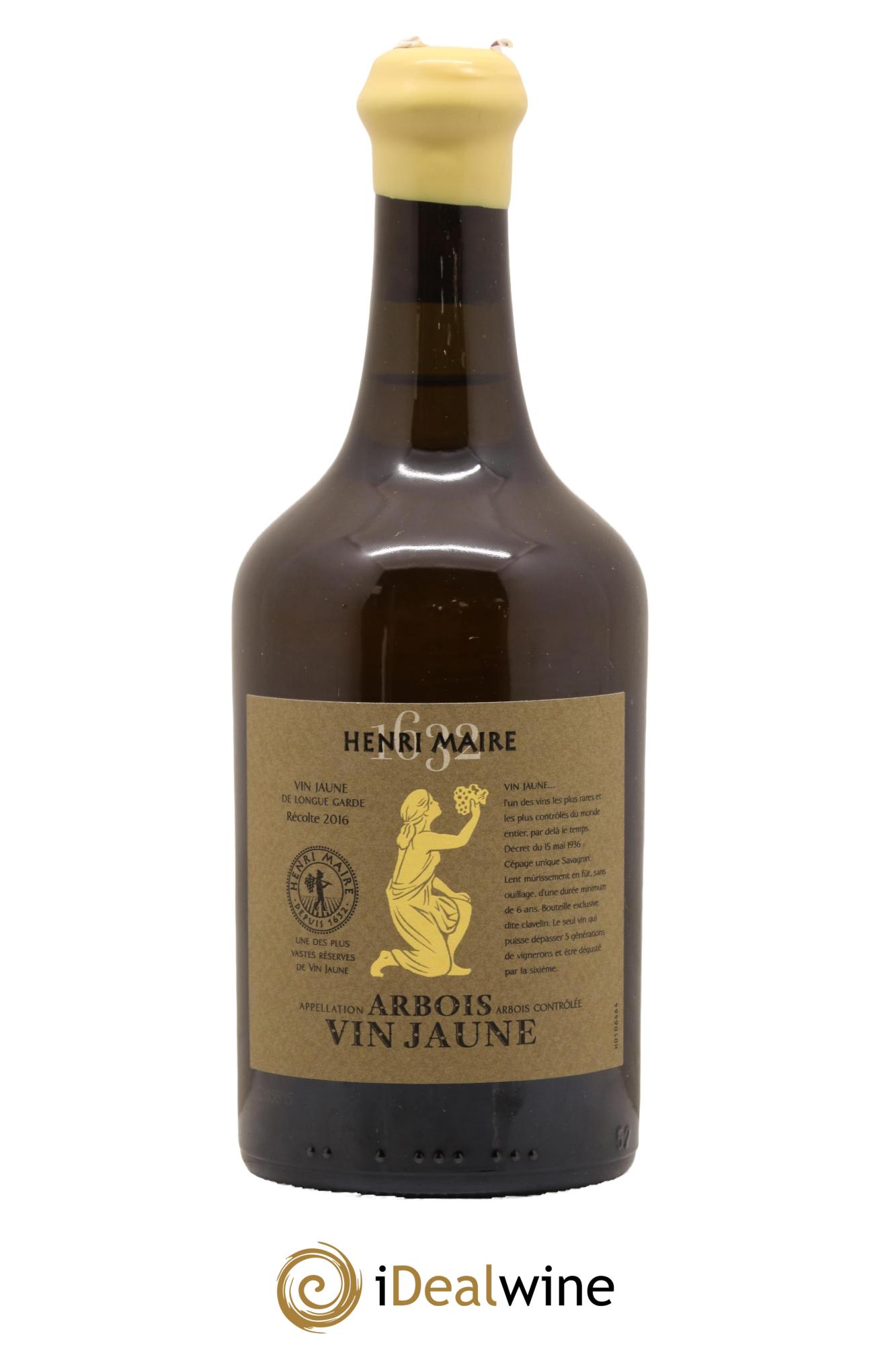 Arbois Vin Jaune Domaine Henri Maire 2016 - Lotto di 1 clavelin - 0