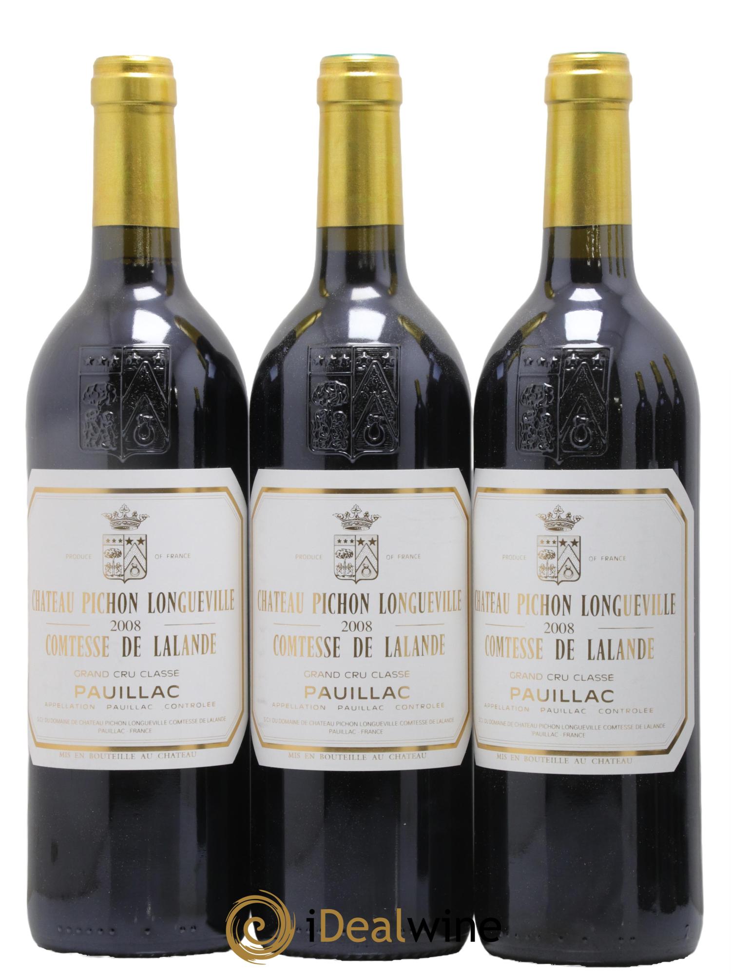 Château Pichon Longueville Comtesse de Lalande 2ème Grand Cru Classé 2008 - Lotto di 6 bottiglie - 1
