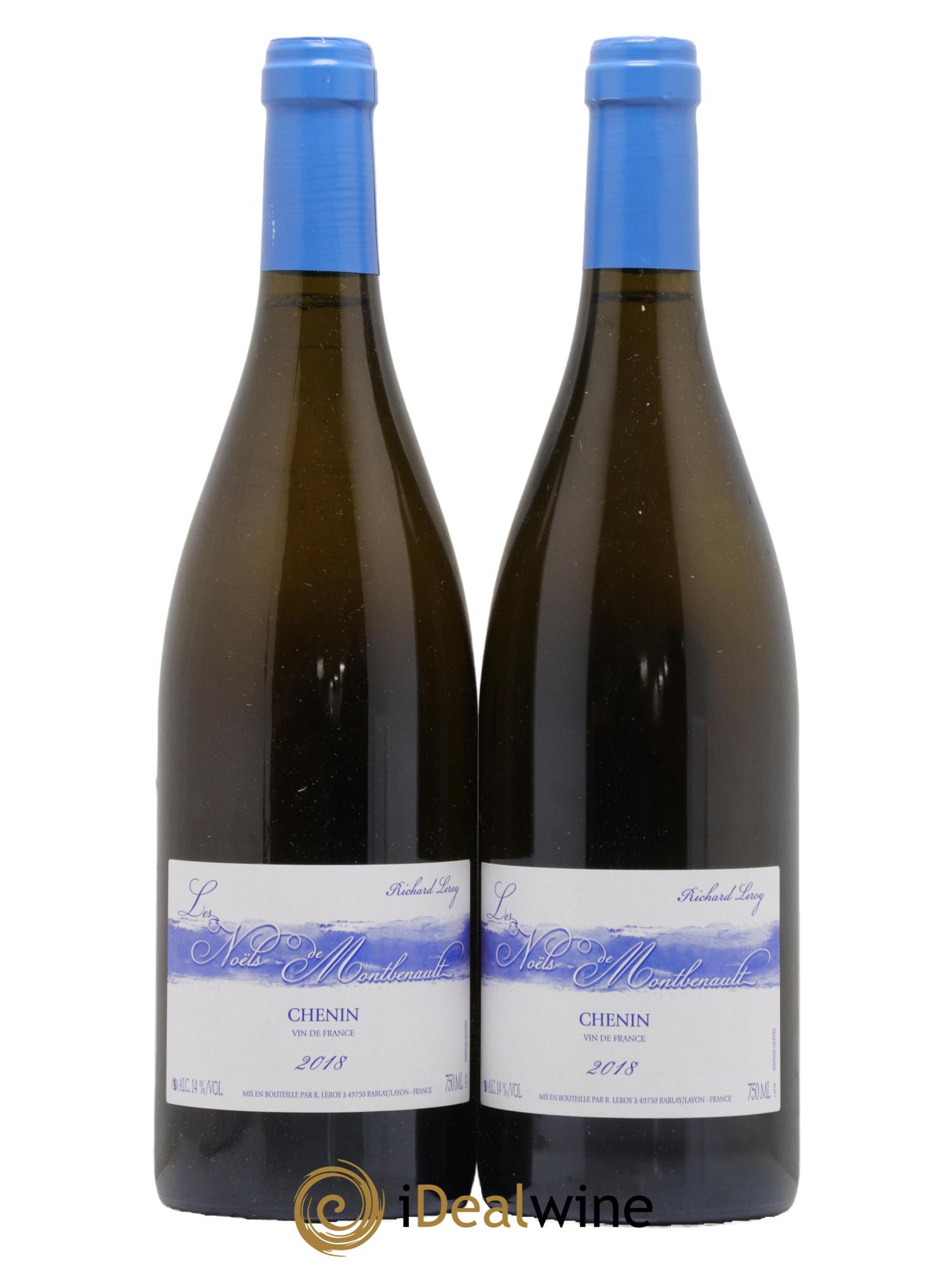 Vin de France Les Noëls de Montbenault Richard Leroy 2018 - Lot de 2 bouteilles - 0