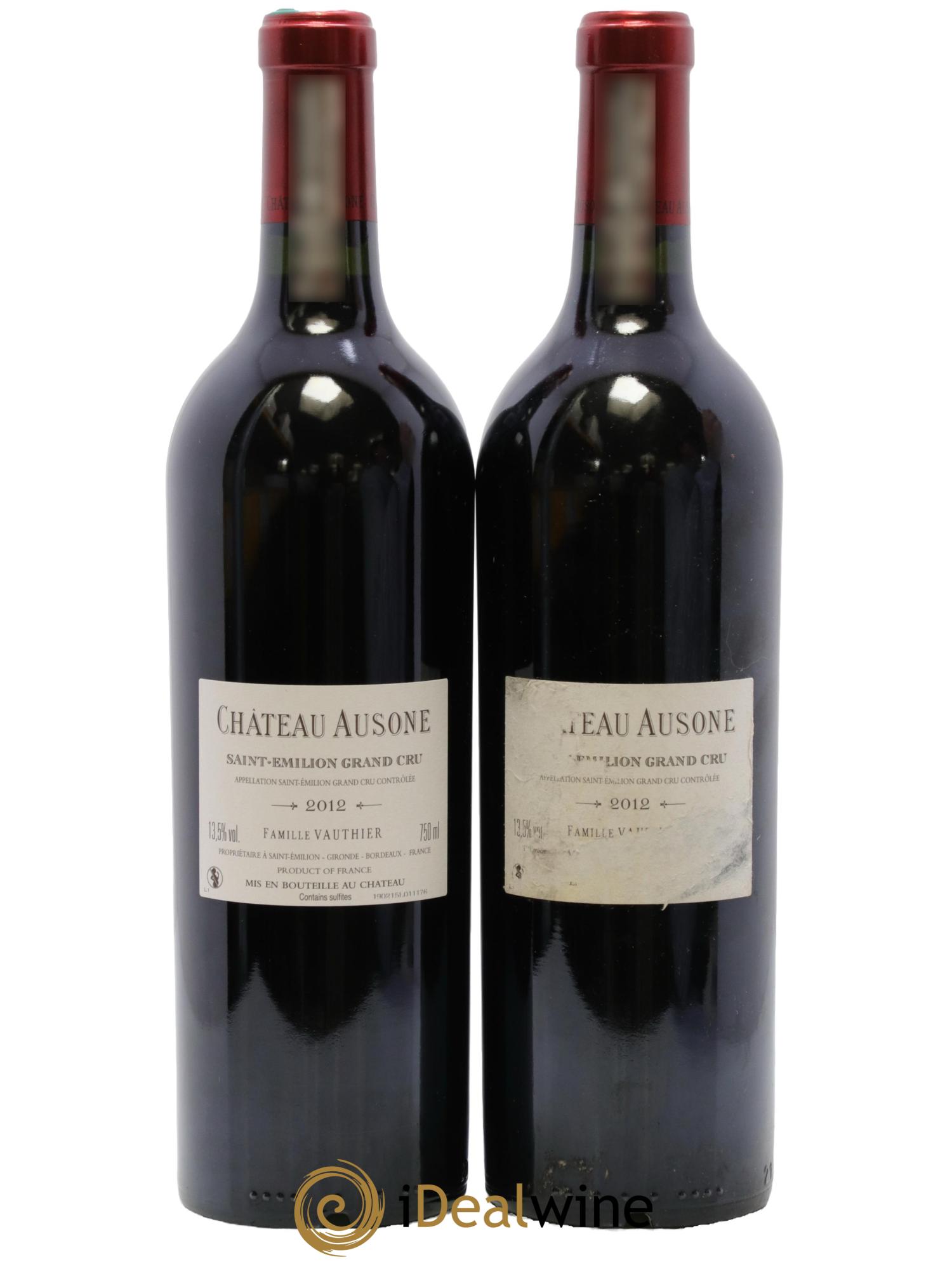 Château Ausone 1er Grand Cru Classé A 2012 - Lotto di 2 bottiglie - 1