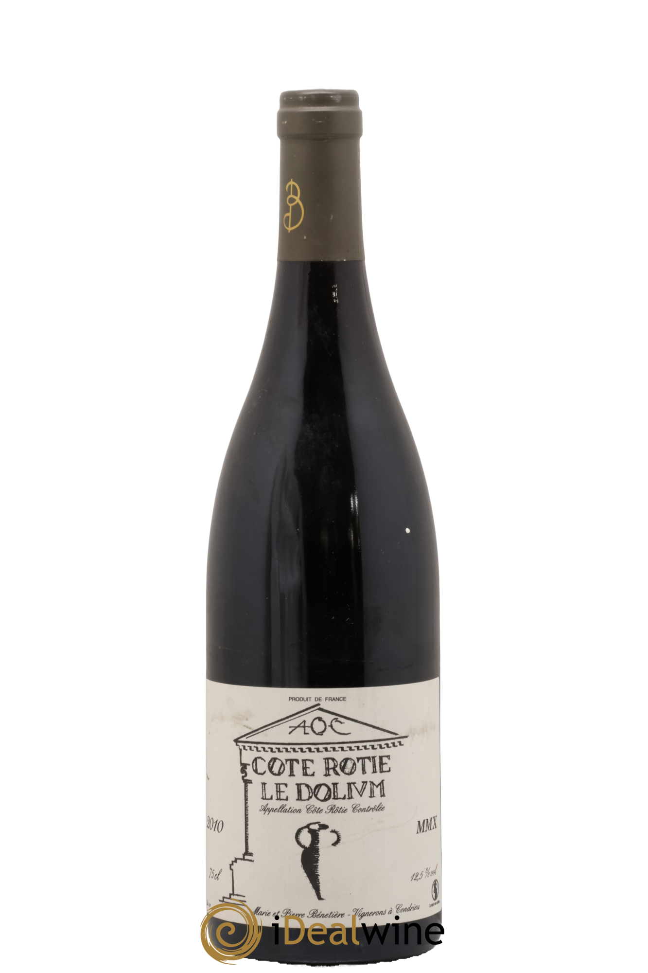 Côte-Rôtie Le Dolium Marie et Pierre Bénetière (Domaine) 2010 - Lot of 1 bottle - 0