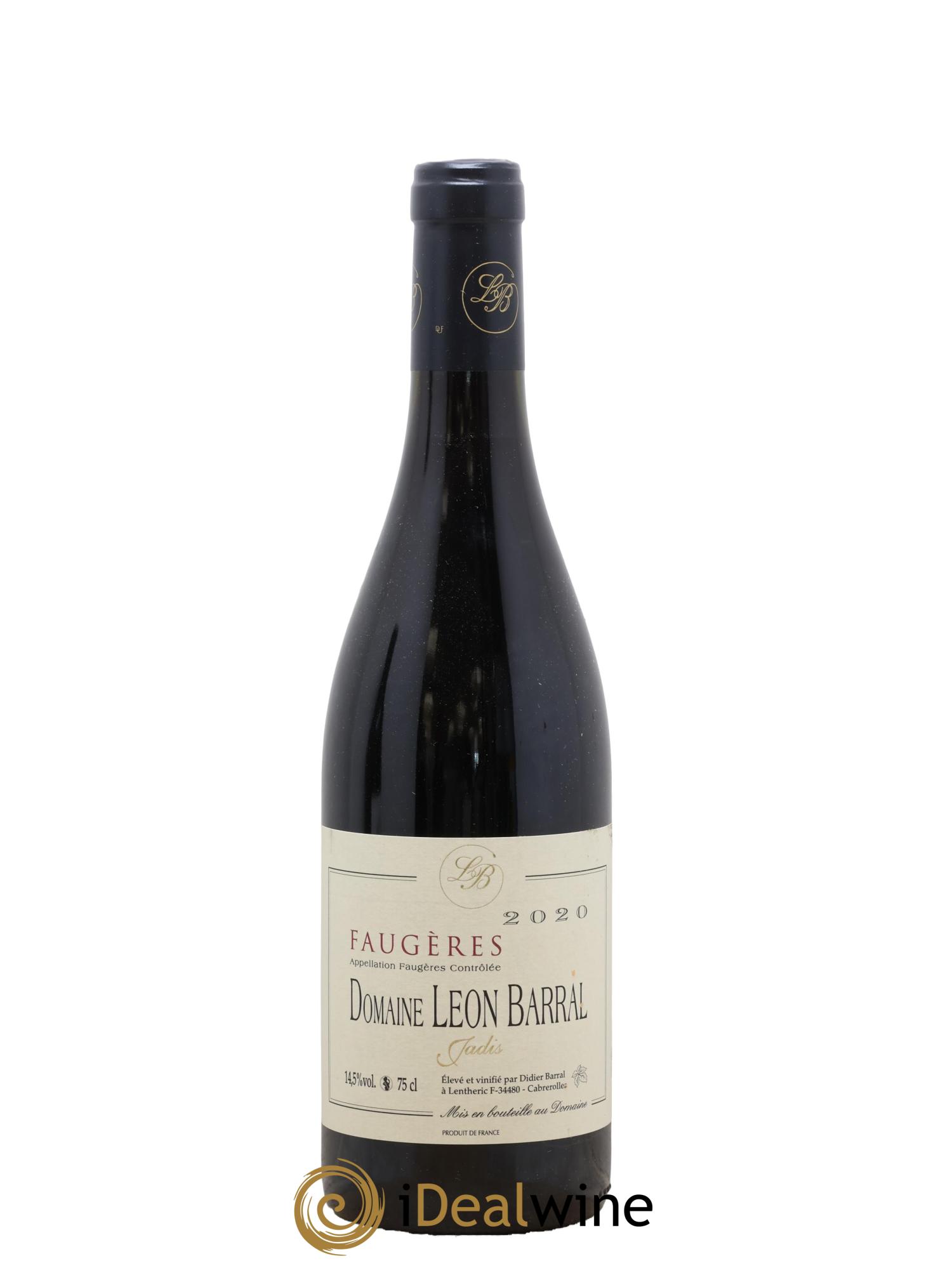 Faugères Jadis Domaine Léon Barral 2020 - Posten von 1 Flasche - 0