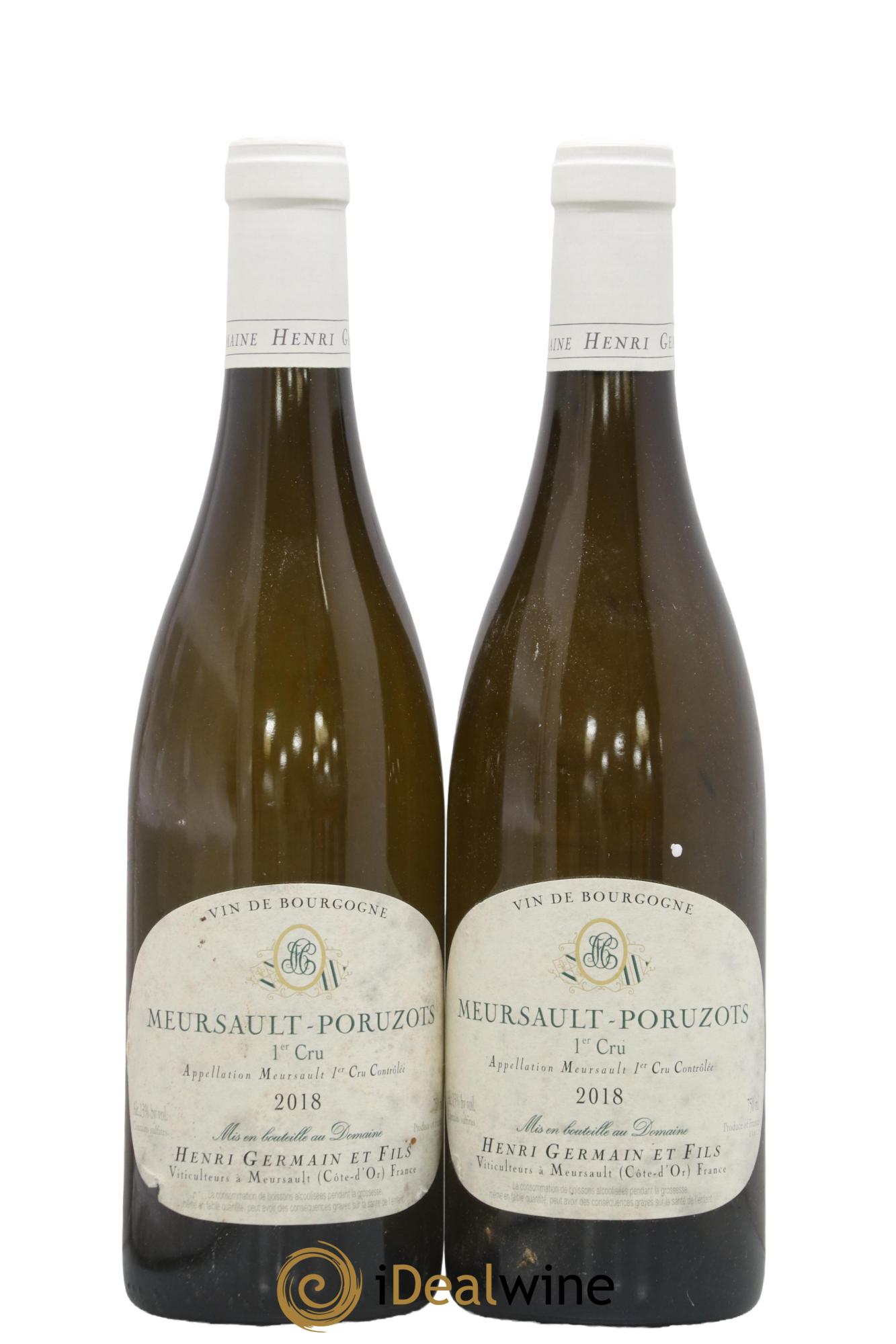 Meursault 1er Cru Poruzots Henri Germain 2018 - Lot de 2 bouteilles - 0