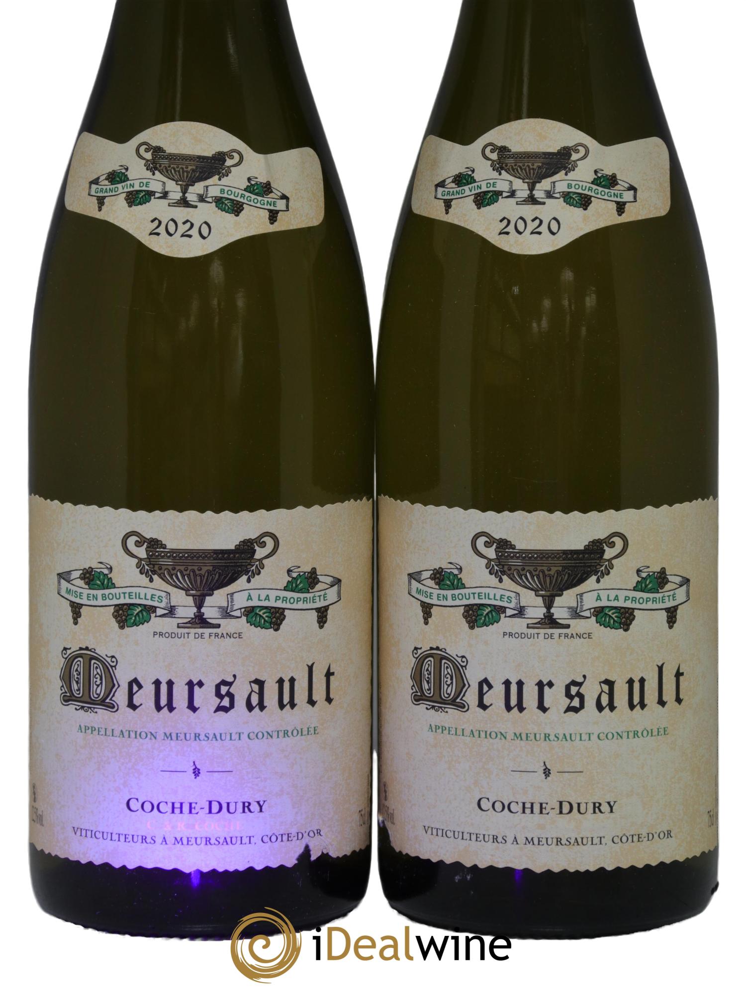 Meursault Coche Dury (Domaine) 2020 - Lot de 2 bouteilles - 2
