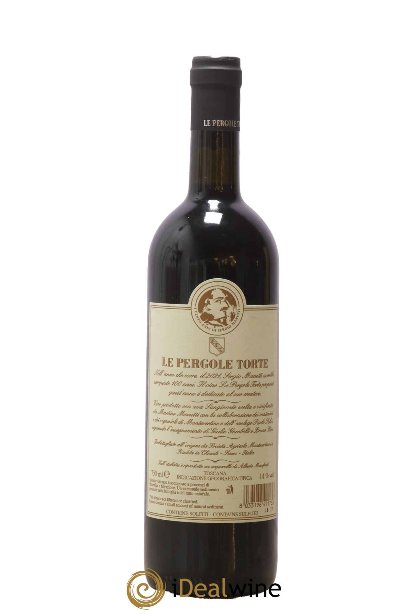 Toscana IGT Montevertine Le Pergole Torte Famille Manetti 2018 - Lot de 1 bouteille - 1