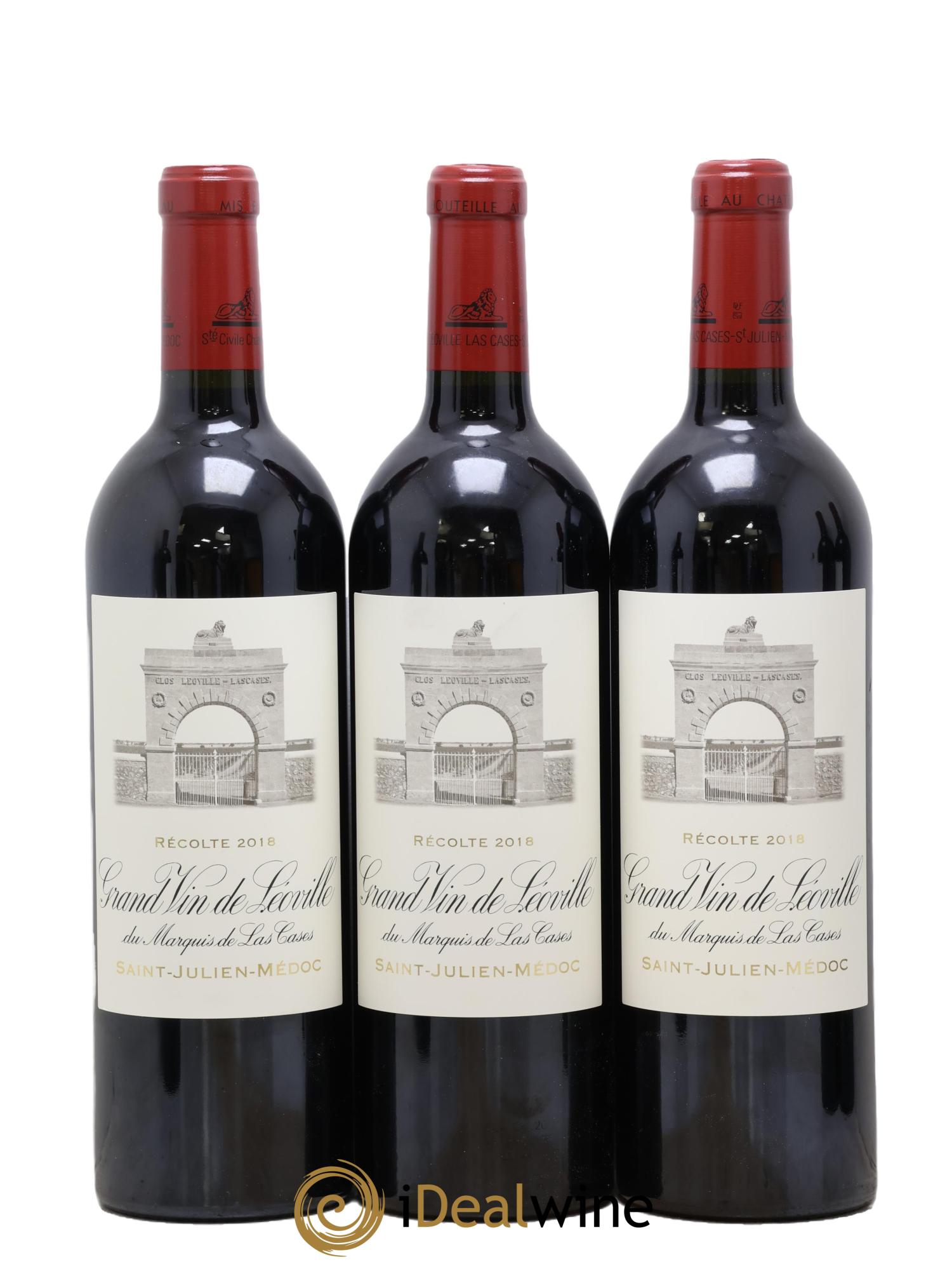 Château Léoville Las Cases 2ème Grand Cru Classé 2018 - Lot de 6 bouteilles - 3