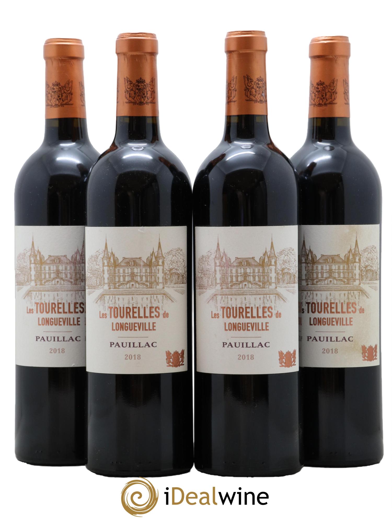 Les Tourelles de Longueville Second Vin 2018 - Lot de 4 bouteilles - 0