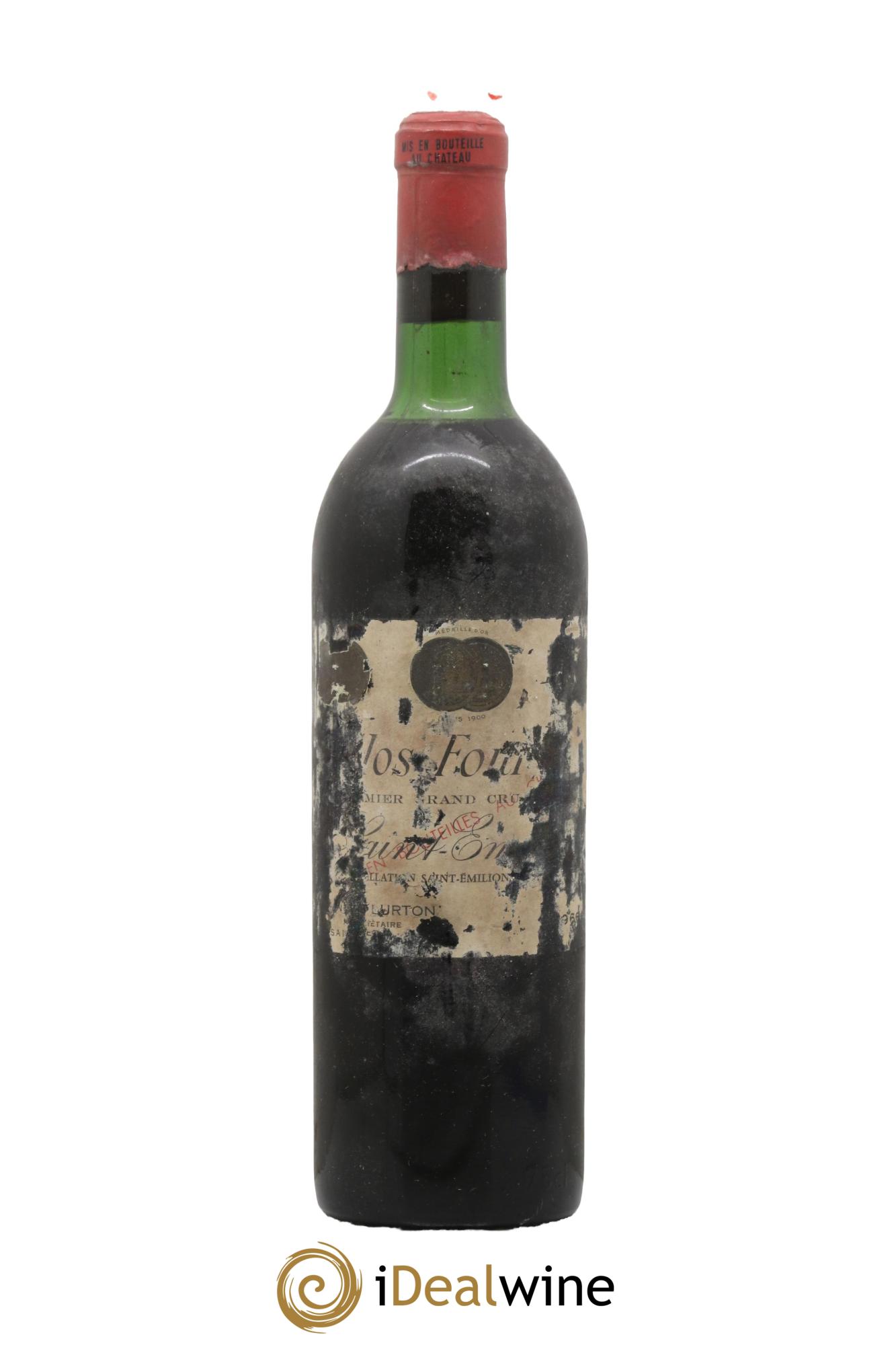 Clos Fourtet 1er Grand Cru Classé B 1966 - Posten von 1 Flasche - 0