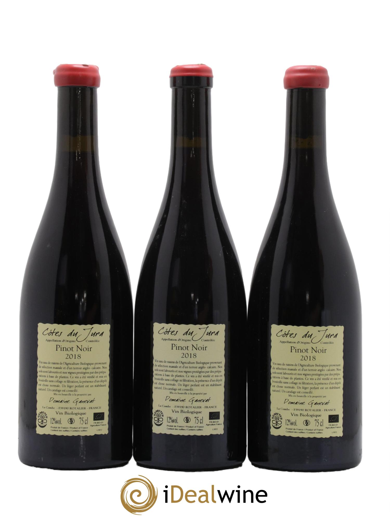 Côtes du Jura Cuvée Julien Jean-François Ganevat (Domaine) 2018 - Lot de 3 bouteilles - 1