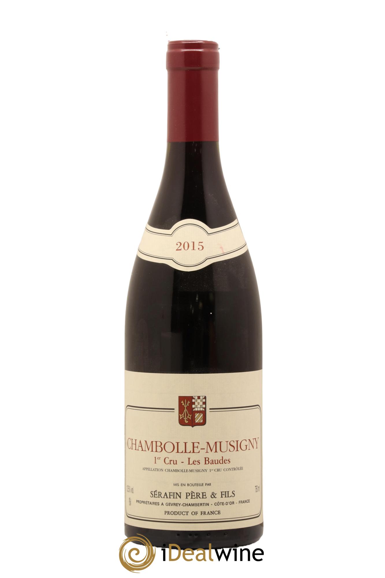 Chambolle-Musigny 1er Cru Les Baudes Christian Sérafin Père et Fils 2015 - Lot de 1 bouteille - 0