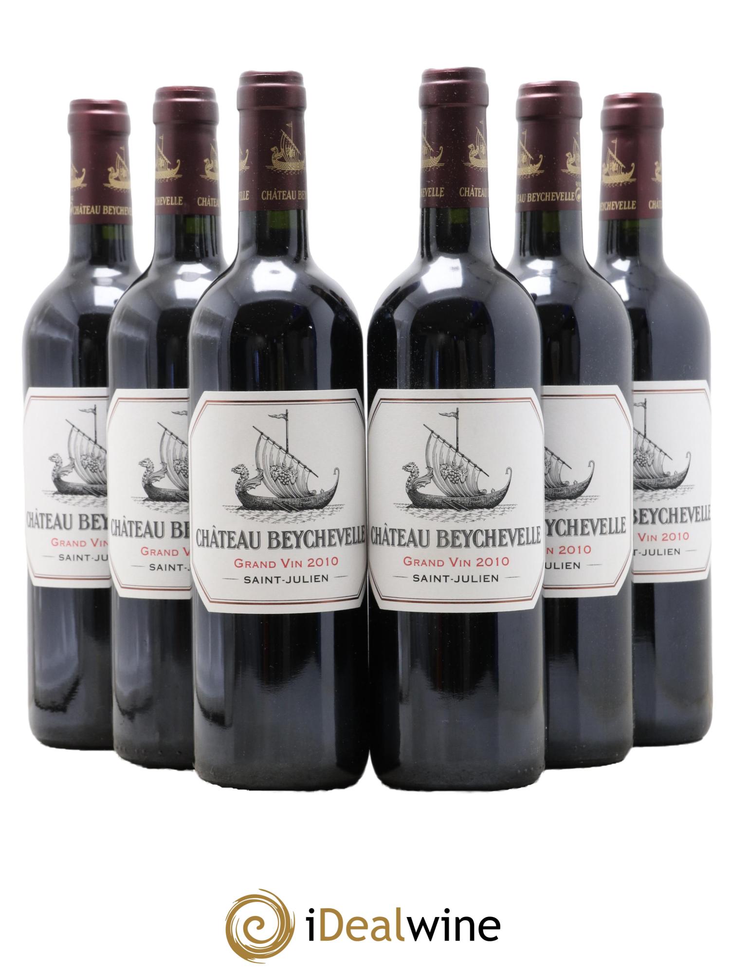 Château Beychevelle 4ème Grand Cru Classé 2010 - Lot de 6 bouteilles - 0