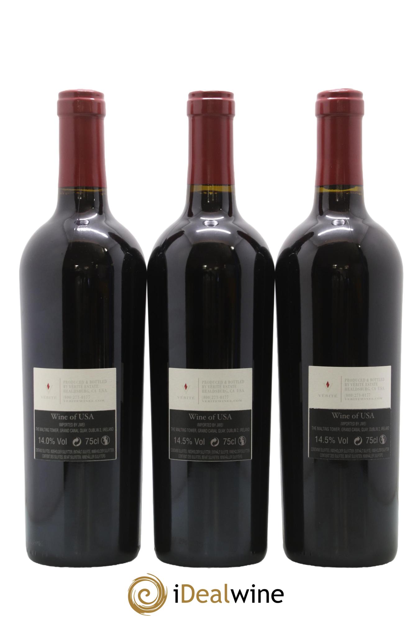 Sonoma Vérité Winery La Joie La Joie Le Désir La Muse 2018 - Lotto di 3 bottiglie - 2