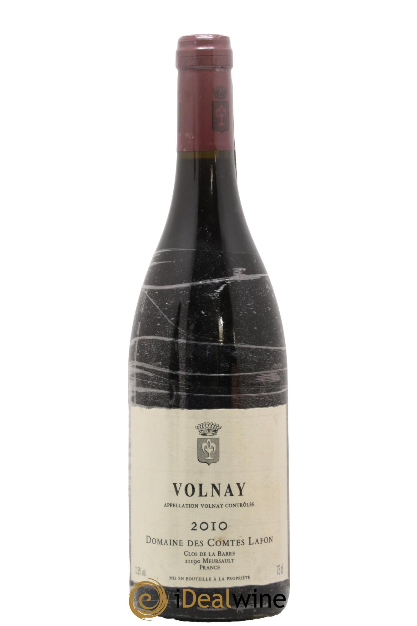 Volnay Comtes Lafon (Domaine des) 2010 - Lot of 1 bottle - 0