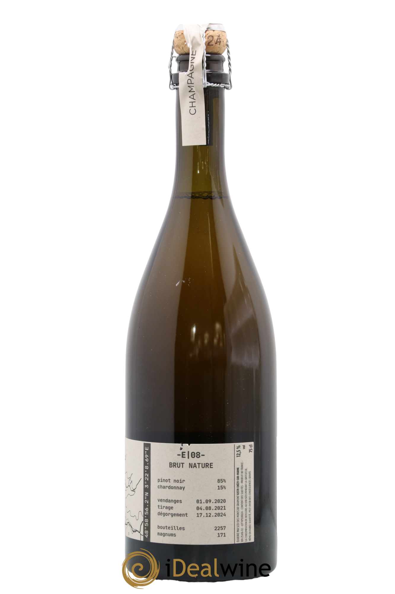 Brut Nature Exploration 08 Maison Tom Gauditiabois 2020 - Lot of 1 bottle - 1