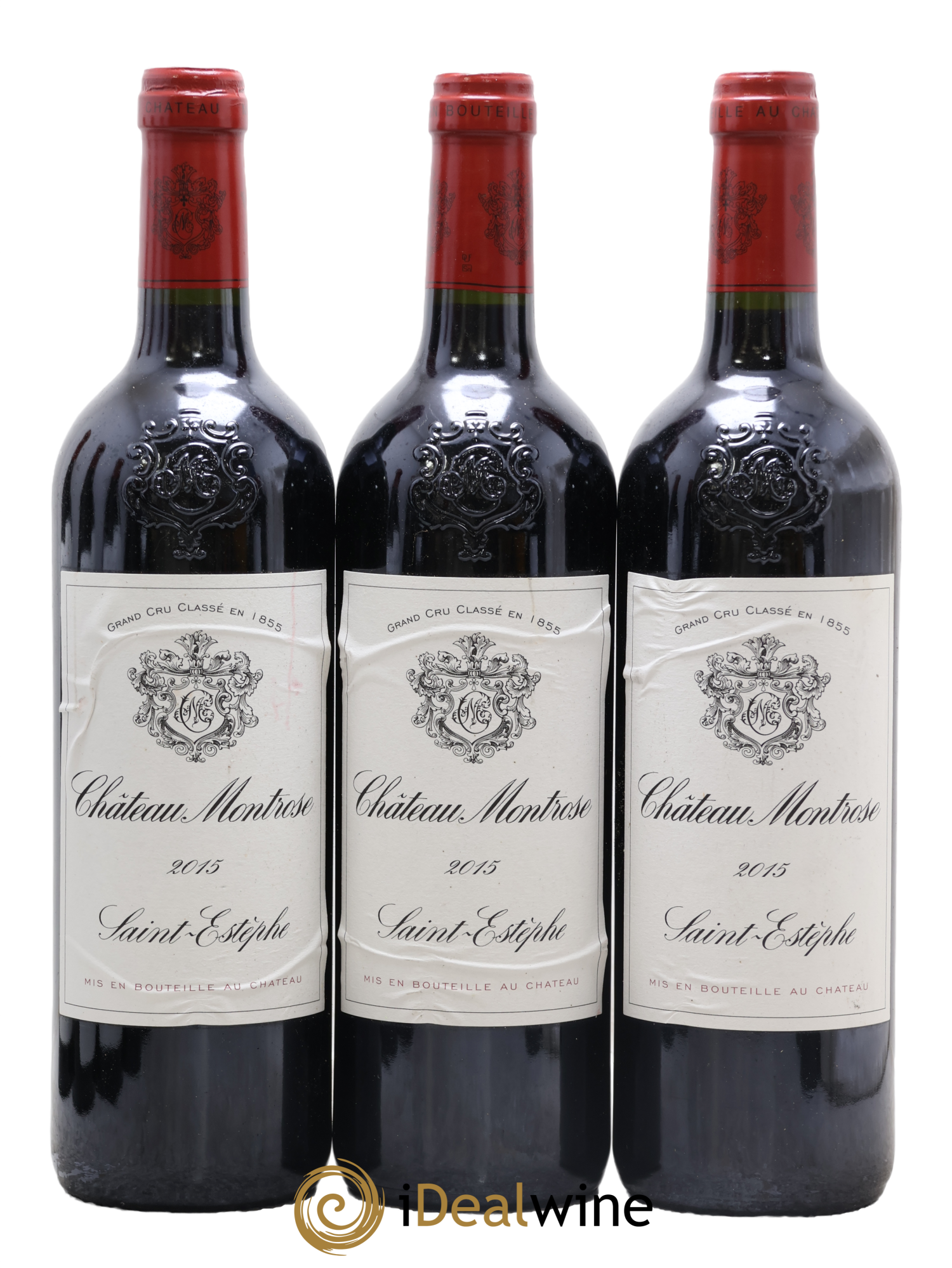 Château Montrose 2ème Grand Cru Classé 2015 - Lot of 3 bottles - 0