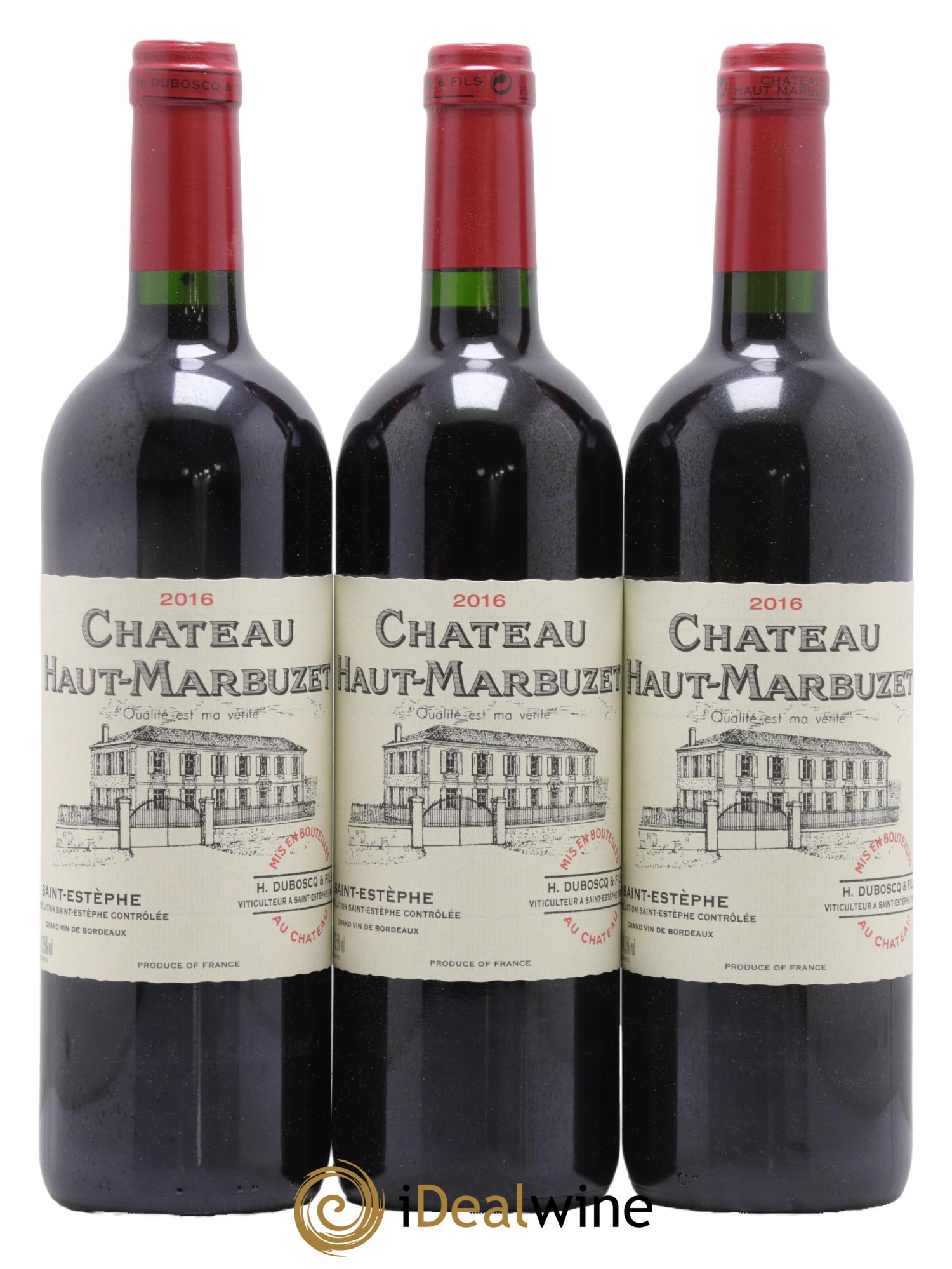 Château Haut Marbuzet 2016 - Lot de 6 bouteilles - 2