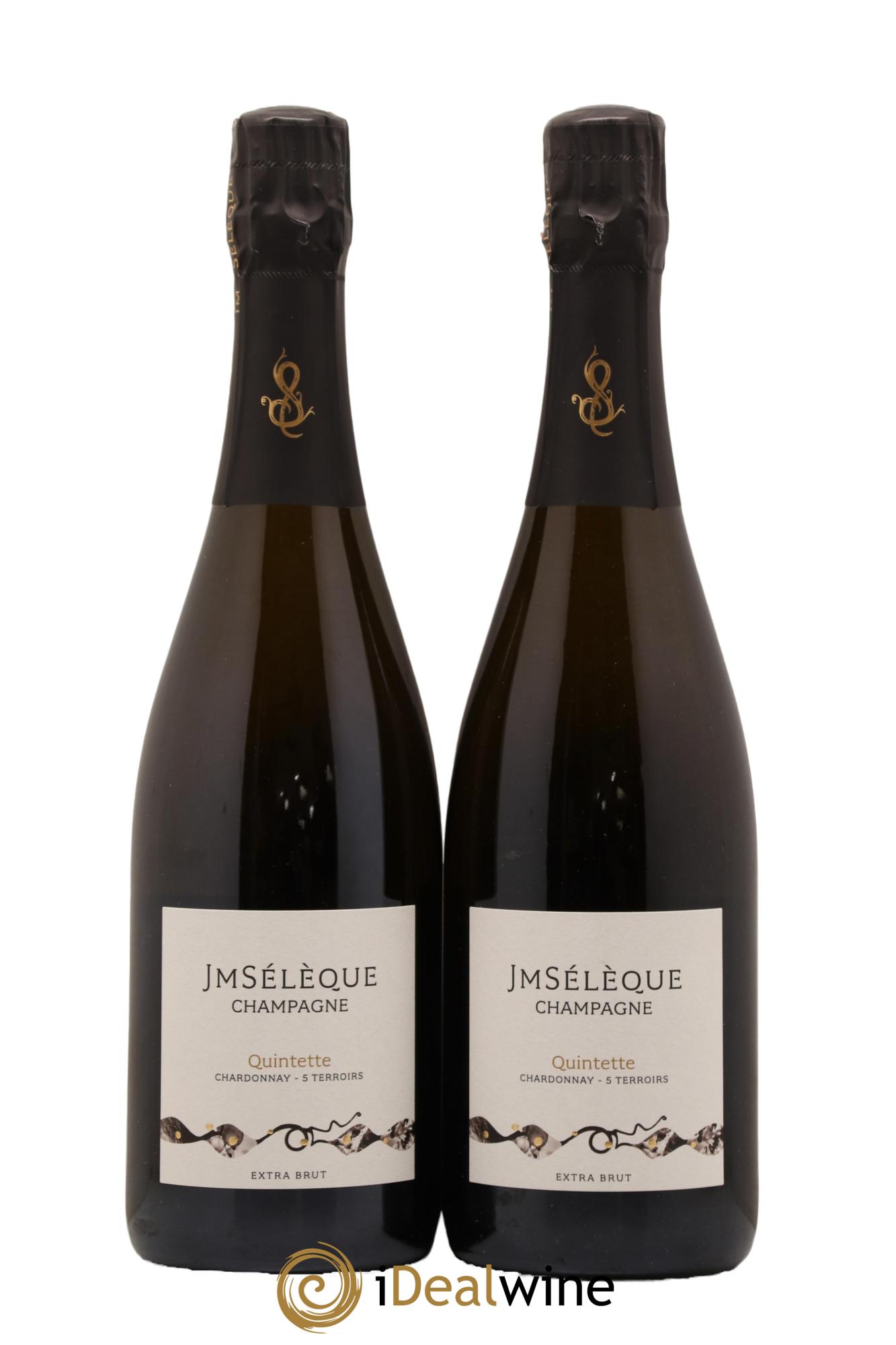 Champagne Quintette Extra Brut Jean Marc Seleque - Lot de 2 bouteilles - 0