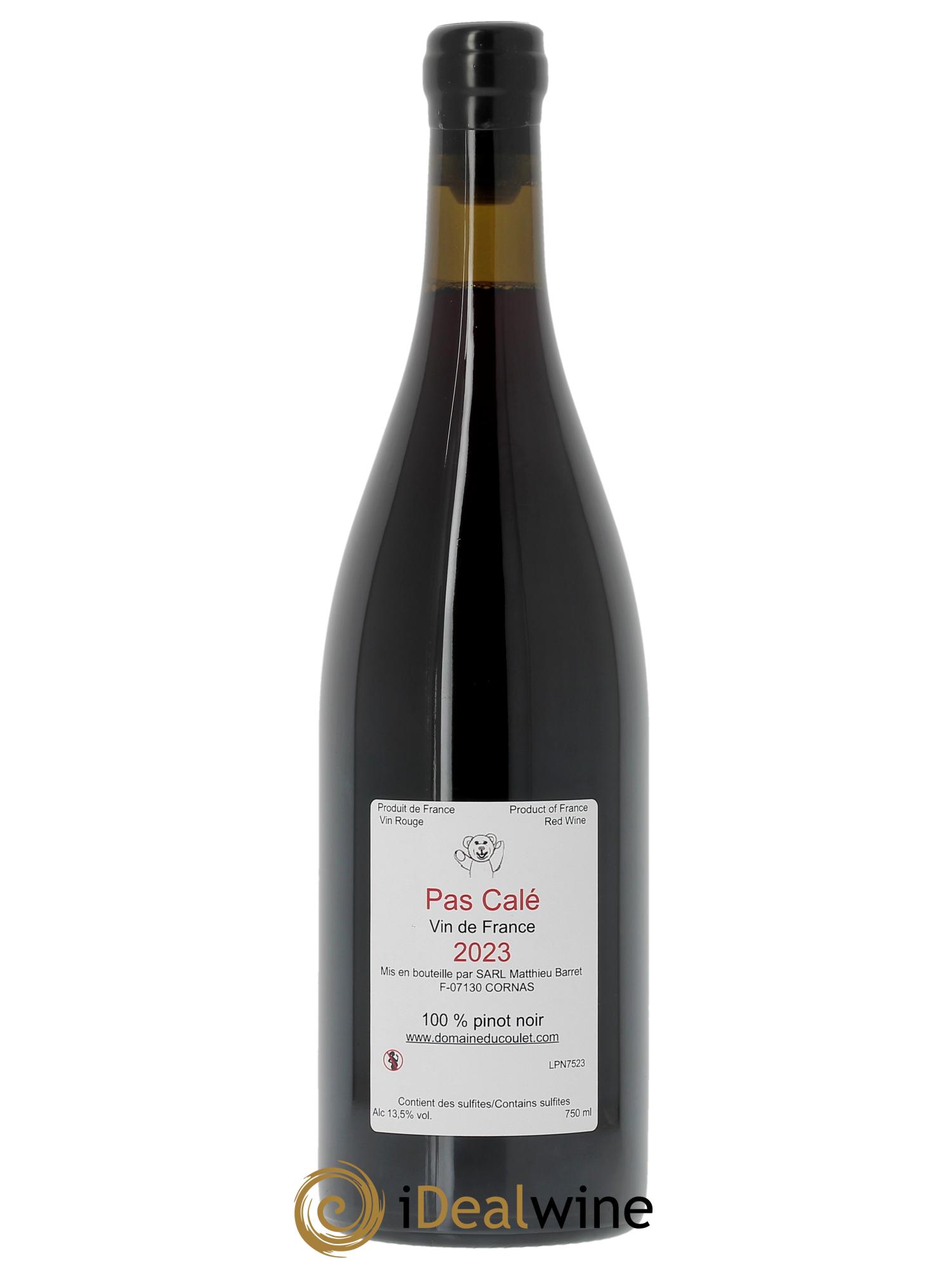 Vin de France Pas Cale Coulet (Domaine du) - Matthieu Barret  2023 - Lotto di 1 bottiglia - 1