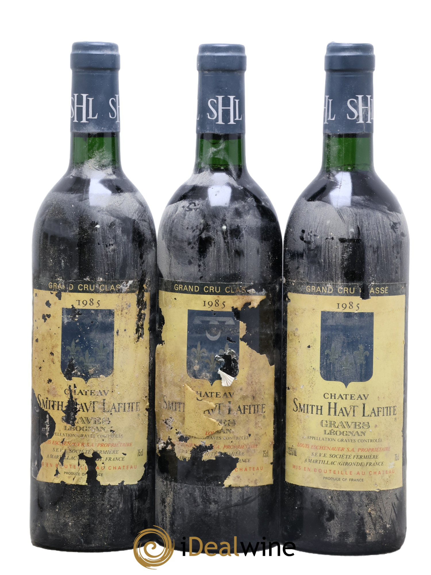 Château Smith Haut Lafitte Cru Classé de Graves 1985 - Lotto di 3 bottiglie - 0