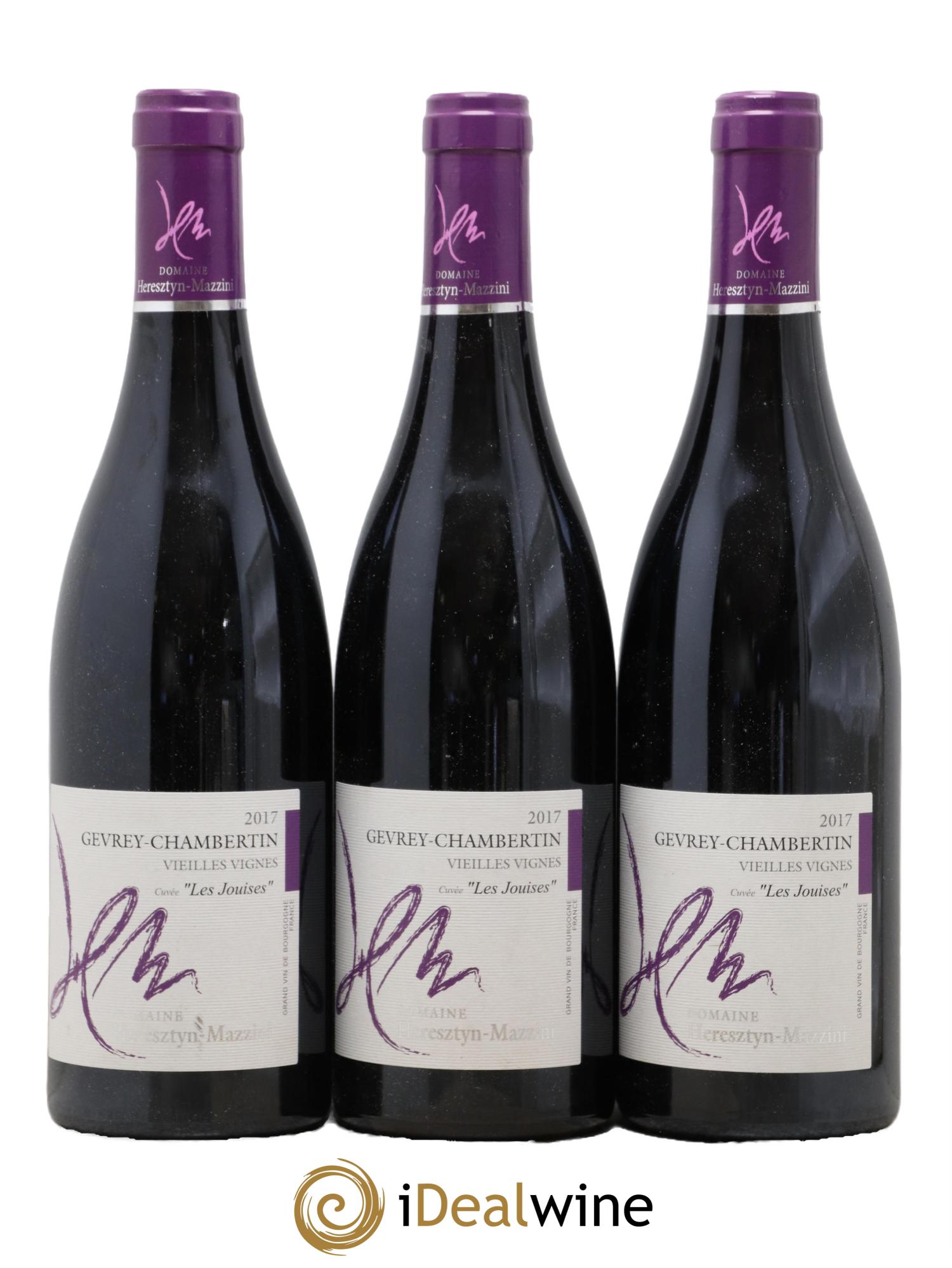 Gevrey-Chambertin Vieilles Vignes Les Jouises Heresztyn-Mazzini 2017 - Lot of 3 bottles - 0