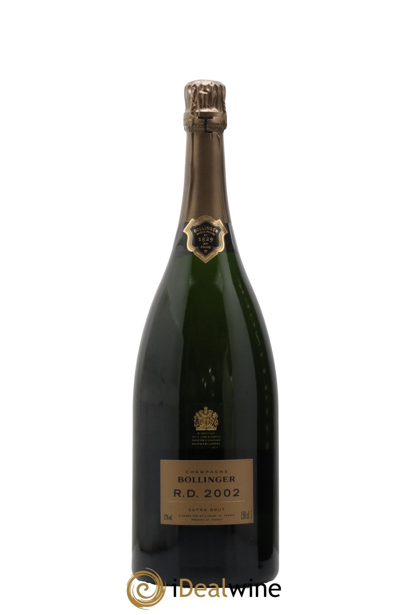R.D. Extra-Brut Bollinger 2002 - Lot de 1 magnum - 1