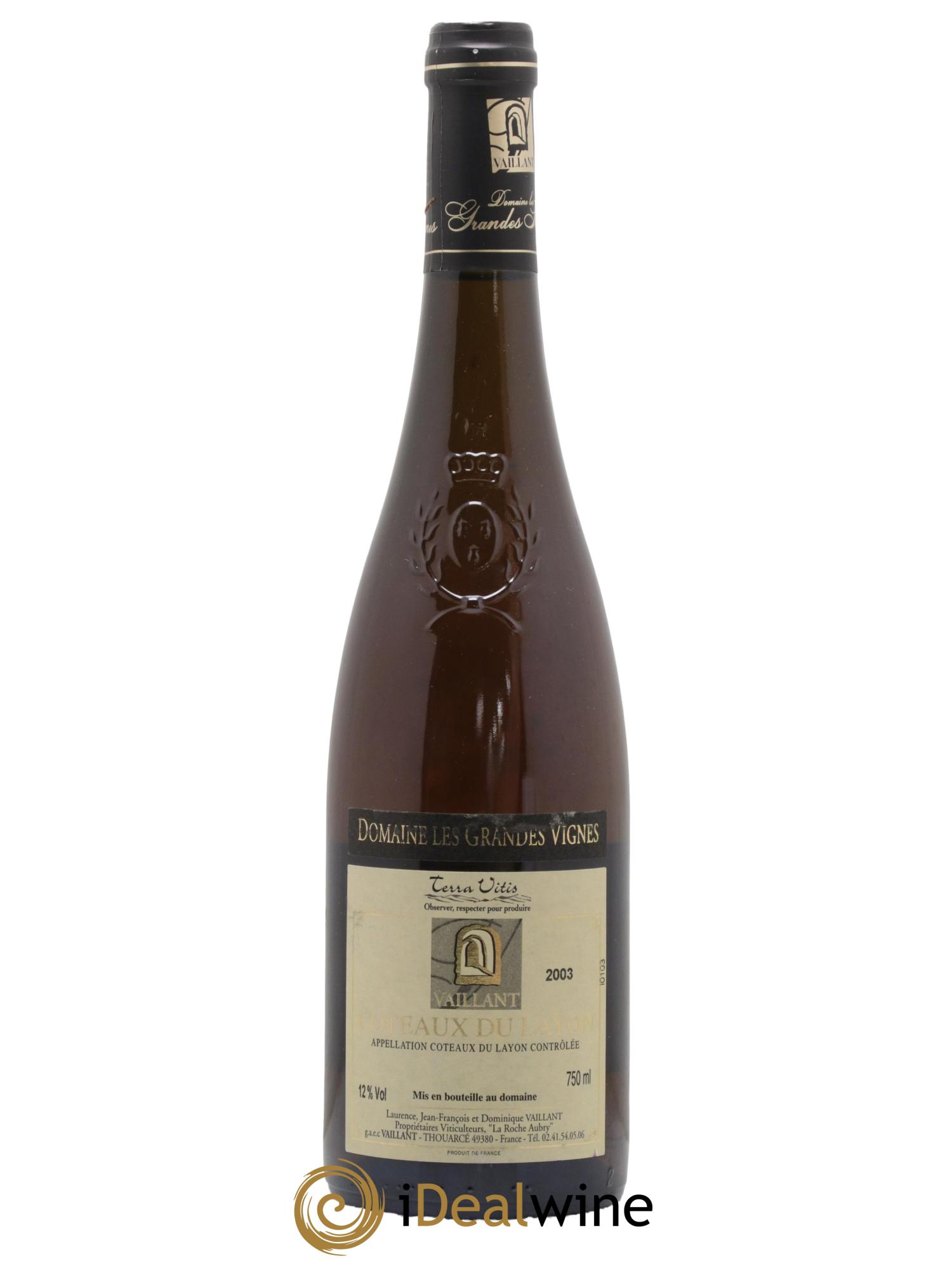Coteaux du Layon Les Grandes Vignes 2003 - Lotto di 1 bottiglia - 0