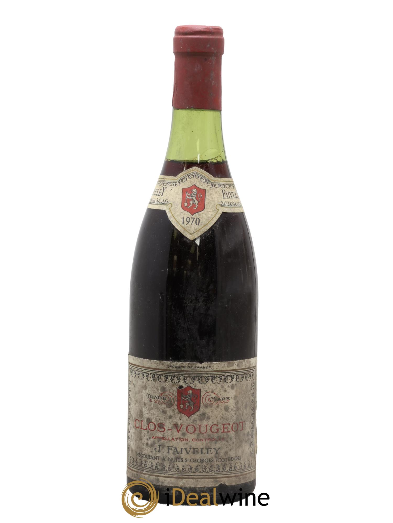 Clos de Vougeot Grand Cru Faiveley 1970 - Lotto di 1 bottiglia - 0