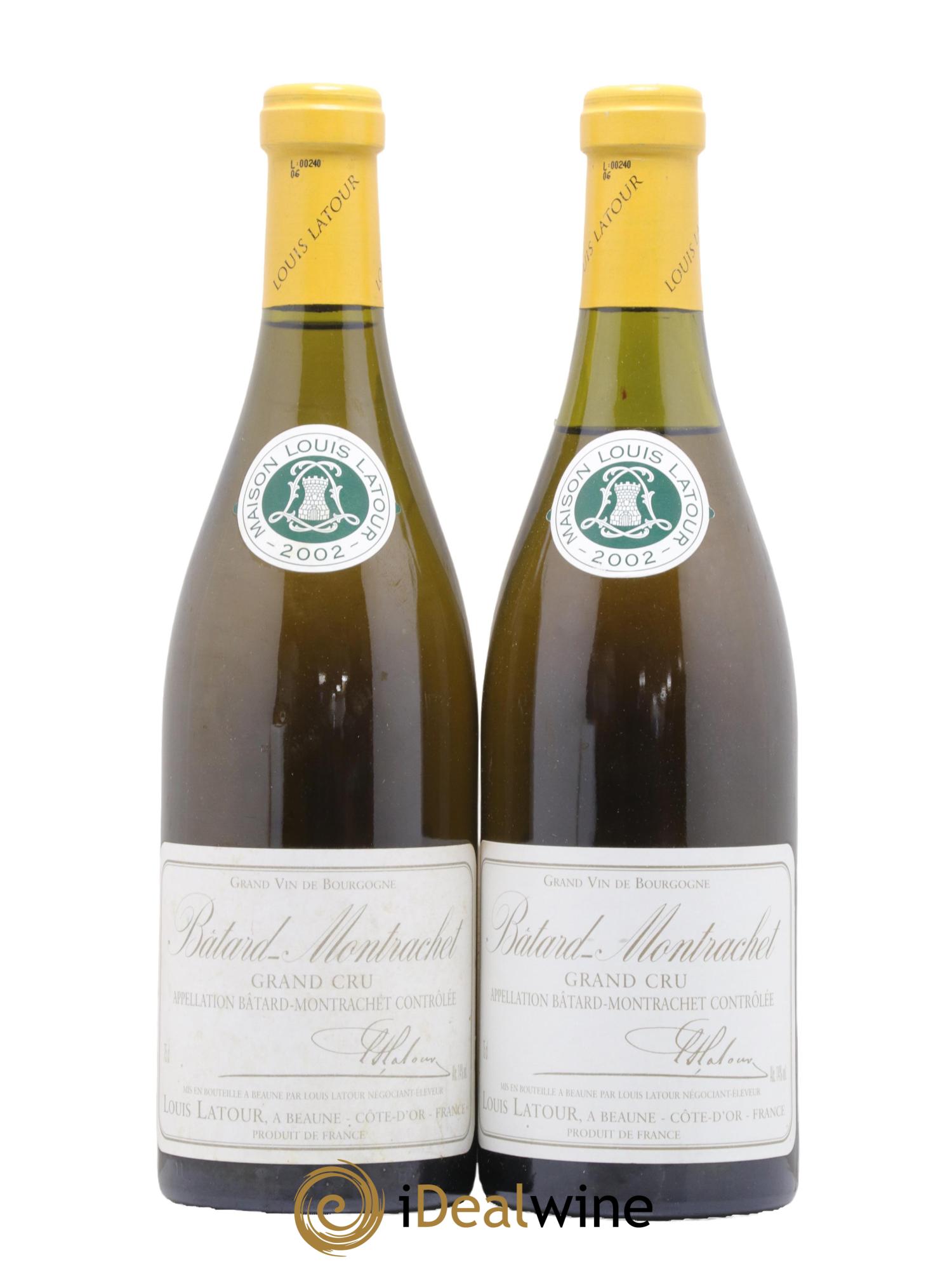 Bâtard-Montrachet Grand Cru Louis Latour 2002 - Lot de 2 bouteilles - 0