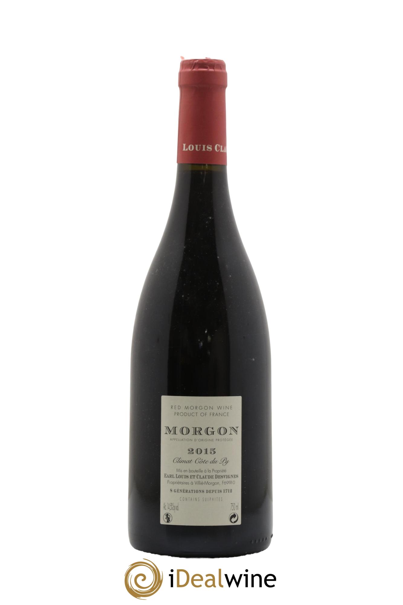 Morgon Côte du Py Louis-Claude Desvignes 2015 - Lot of 1 bottle - 1