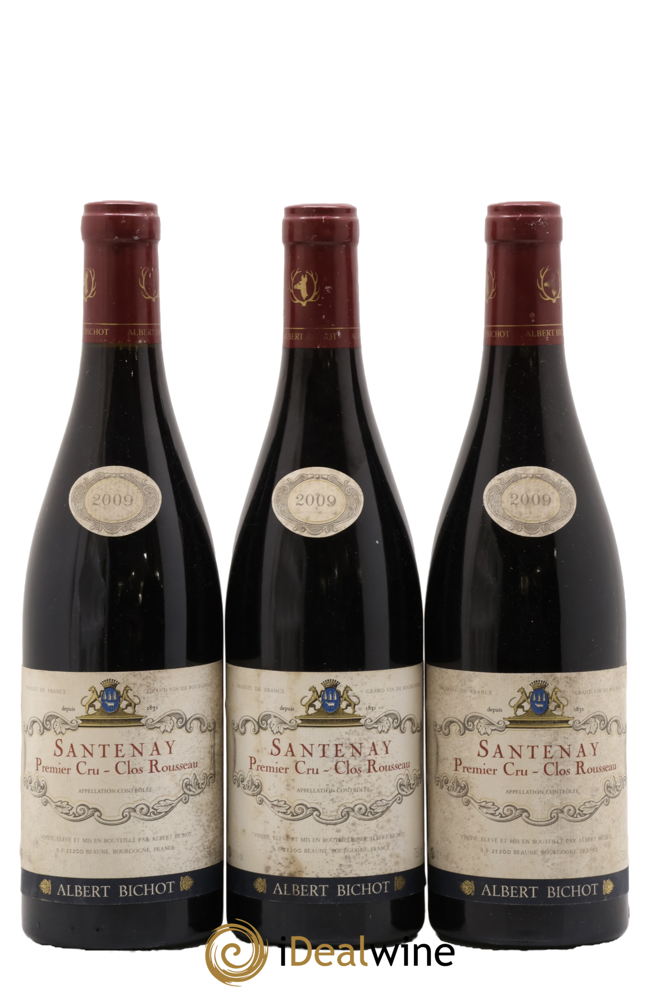 Santenay 1er Cru Clos Rousseau Albert Bichot 2009 - Posten von 3 Flaschen - 0
