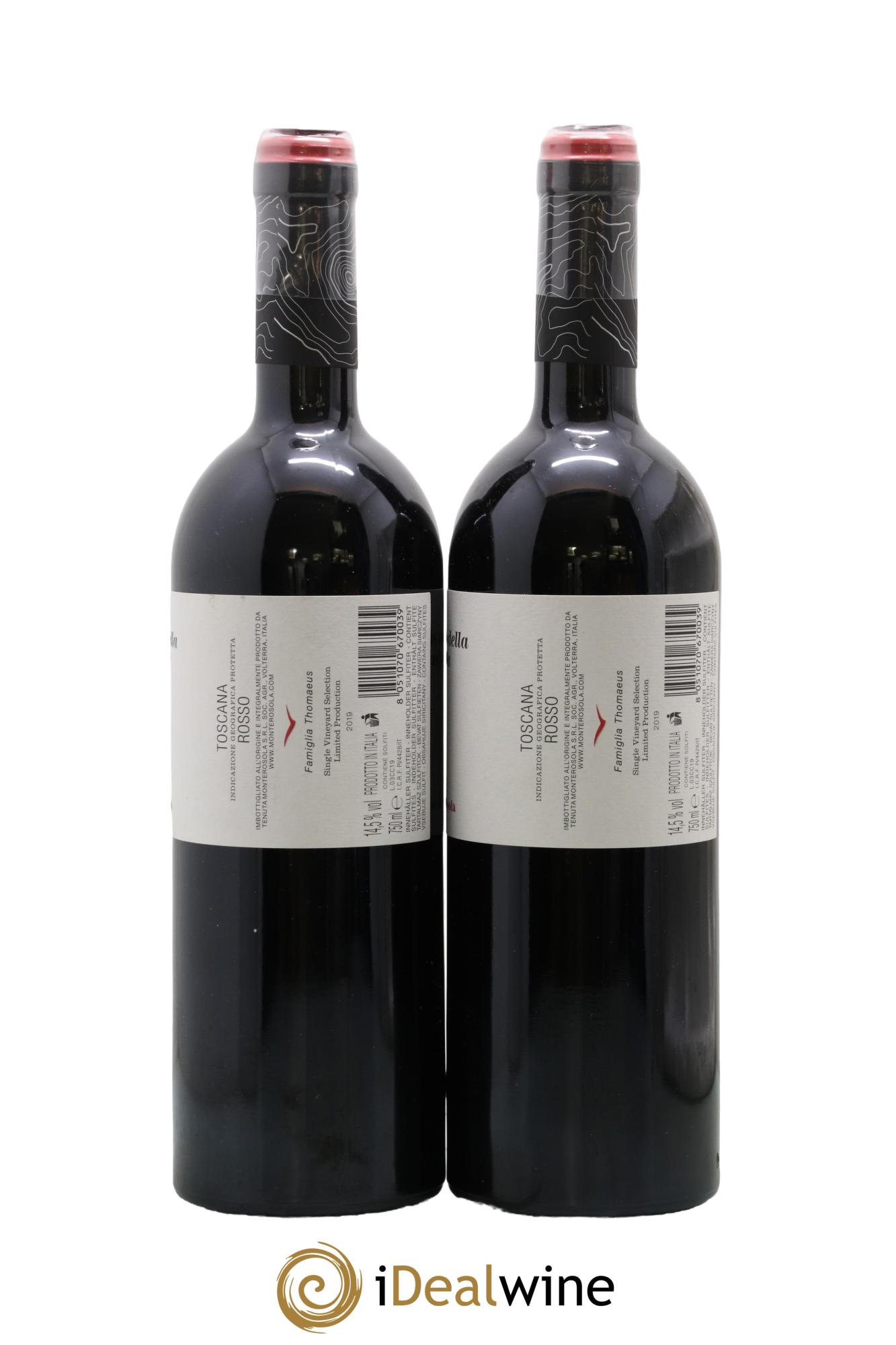 Toscana IGT Canto della Civetta MonteRosolla 2019 - Lot de 2 bouteilles - 1