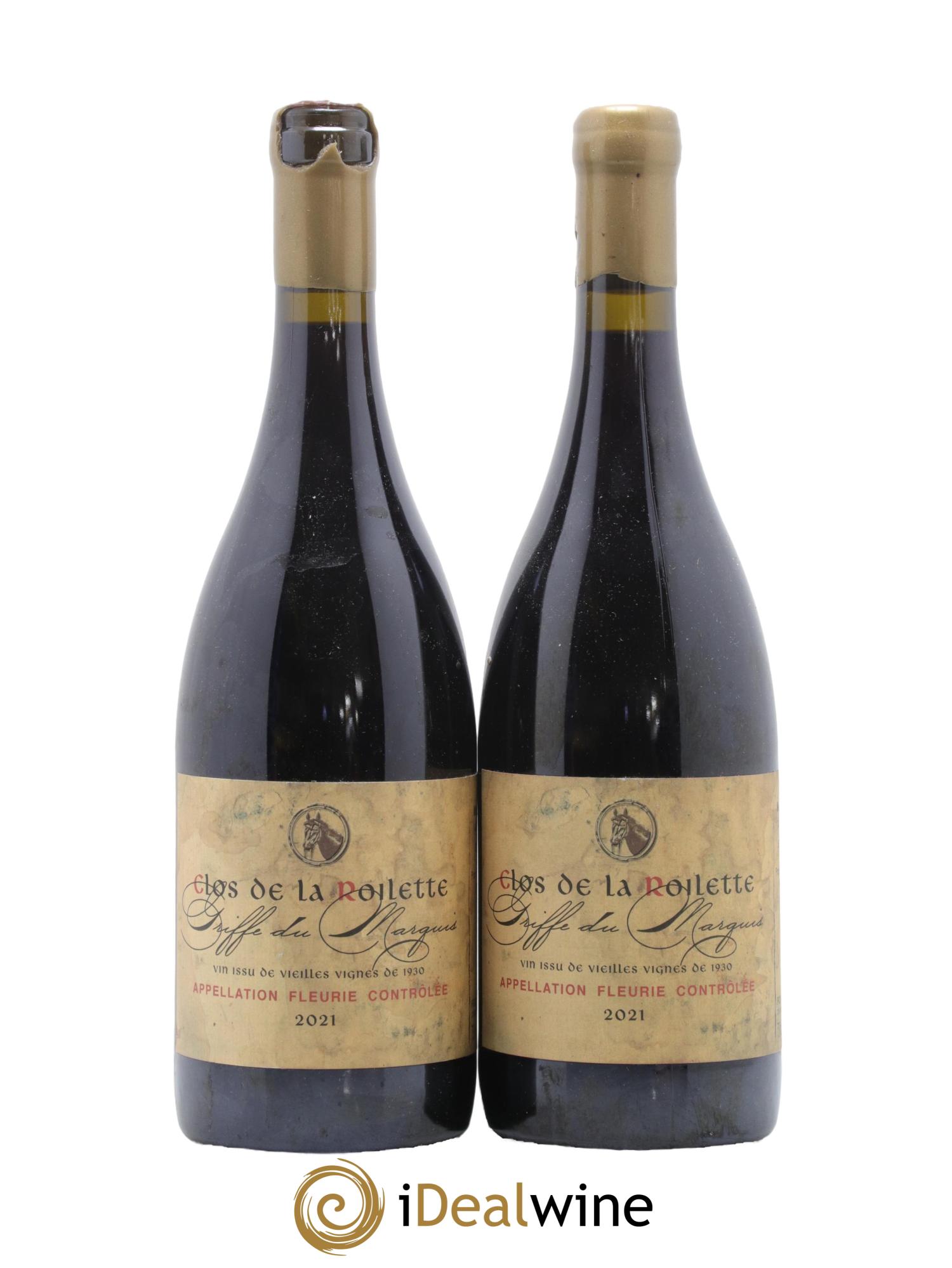 Fleurie Griffe du Marquis Clos de la Roilette 2021 - Lot de 2 bouteilles - 0