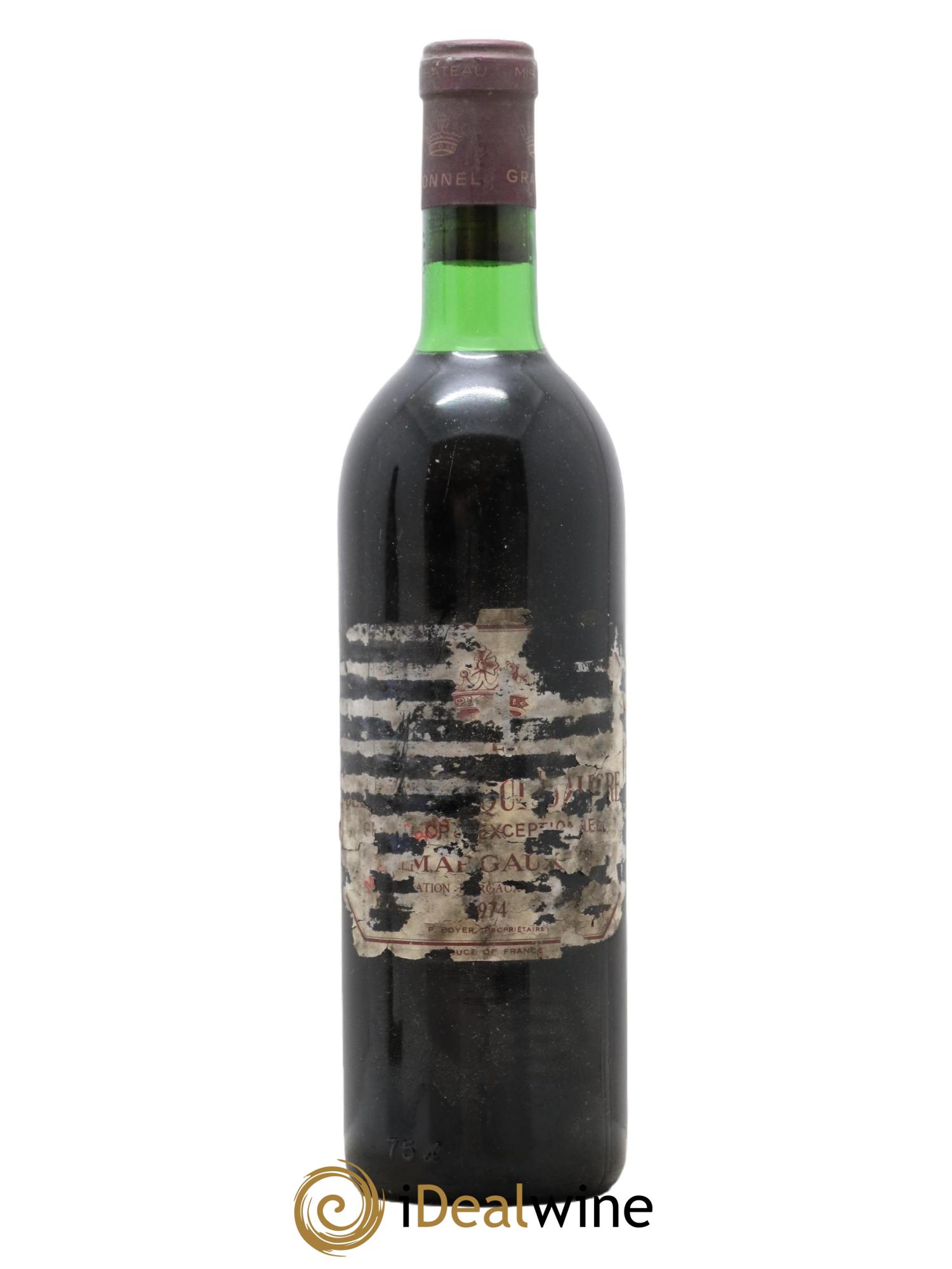 Château Bel Air Marquis d'Aligre 1974 - Lot de 1 bouteille - 0