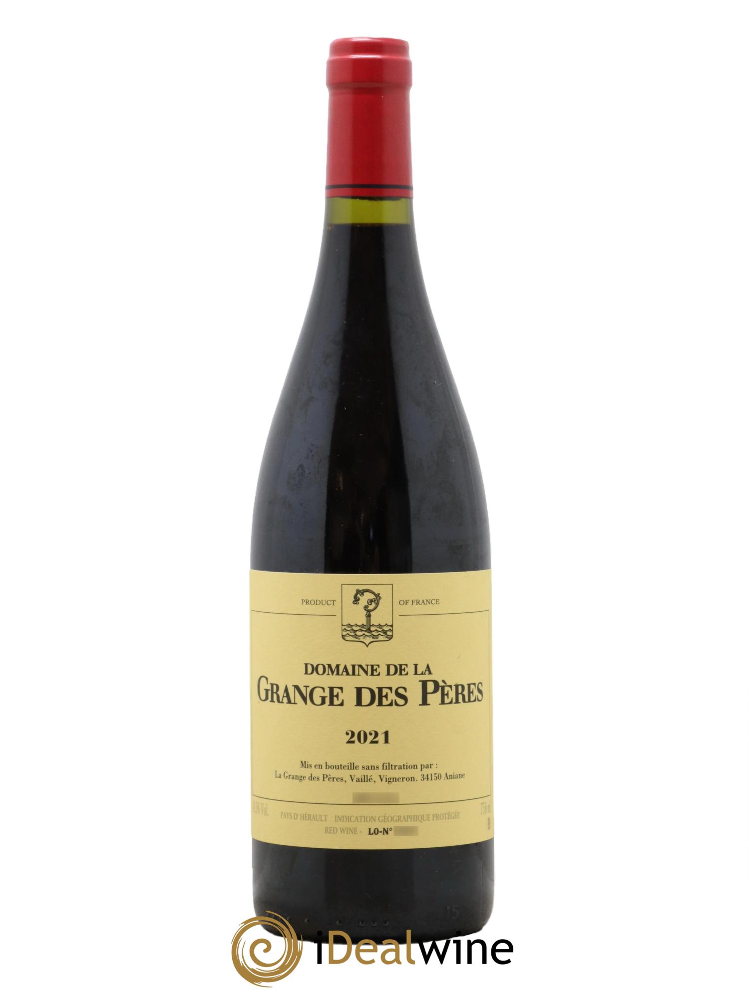Pays d'Hérault Grange des Pères Laurent Vaillé 2021 - Lot de 1 bouteille - 0